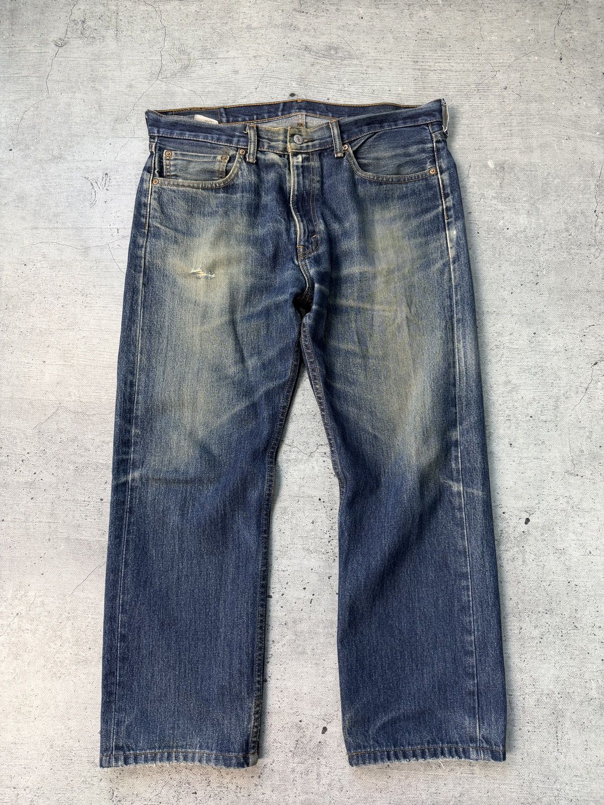 Levi's Vintage Levi's Jeans 505 Faded Blue Straight Leg Denim 36x32 Size US 36 / EU 52 - 5 Thumbnail