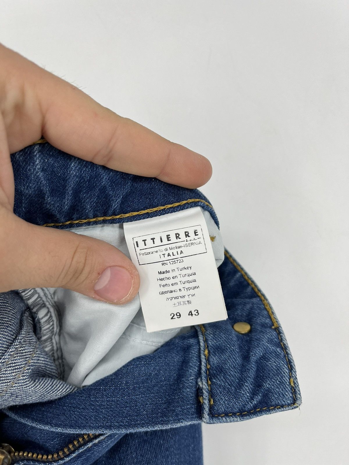Just Cavalli × Roberto Cavalli Vintage JUST CAVALLI Luxury Retro Denim long jeans 29*43 Size US 29 - 11 Thumbnail