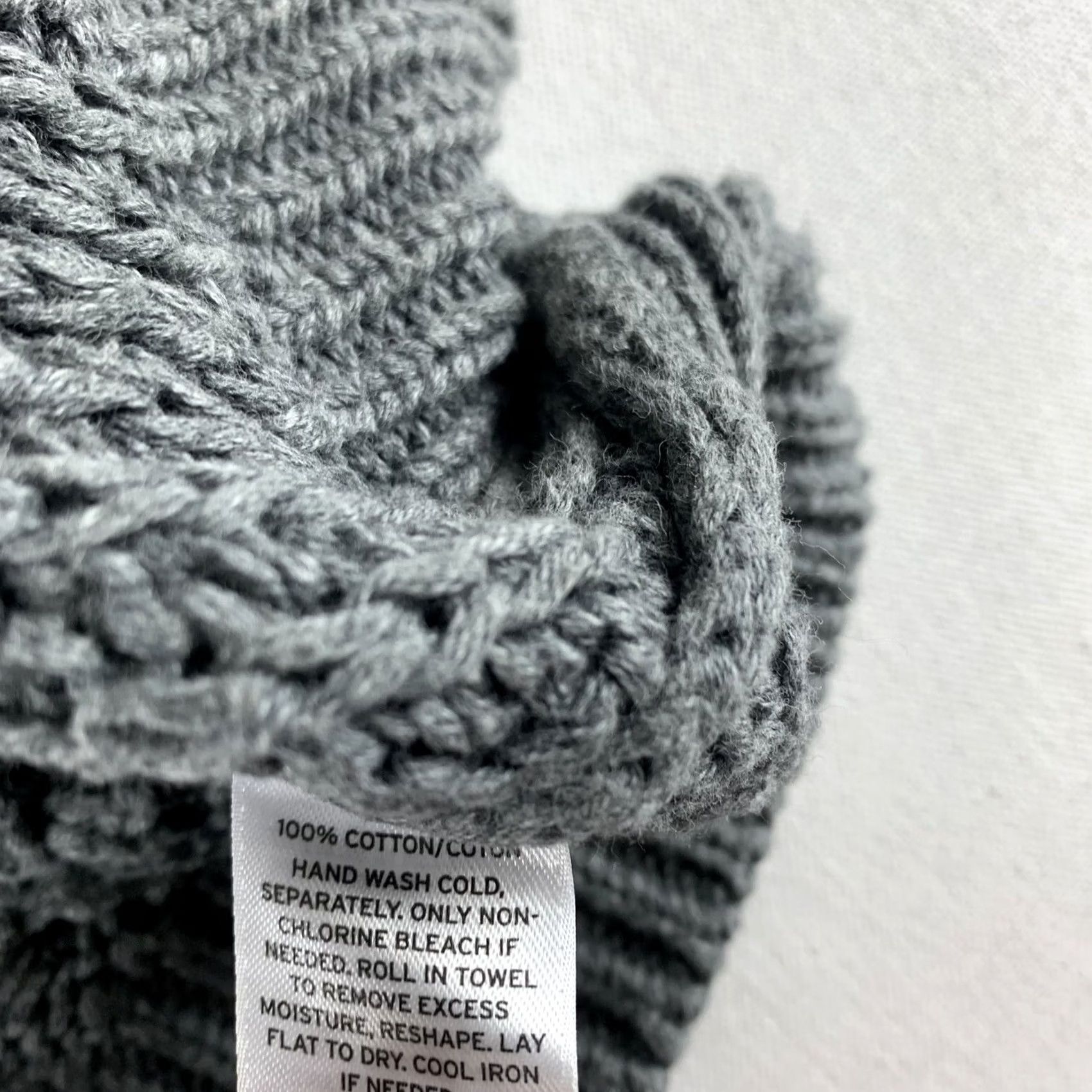 Vintage CASLON Sweater Womens XS Gray Thick Knit Long Sleeve Crewneck Size XS / US 0-2 / IT 36-38 - 5 Thumbnail