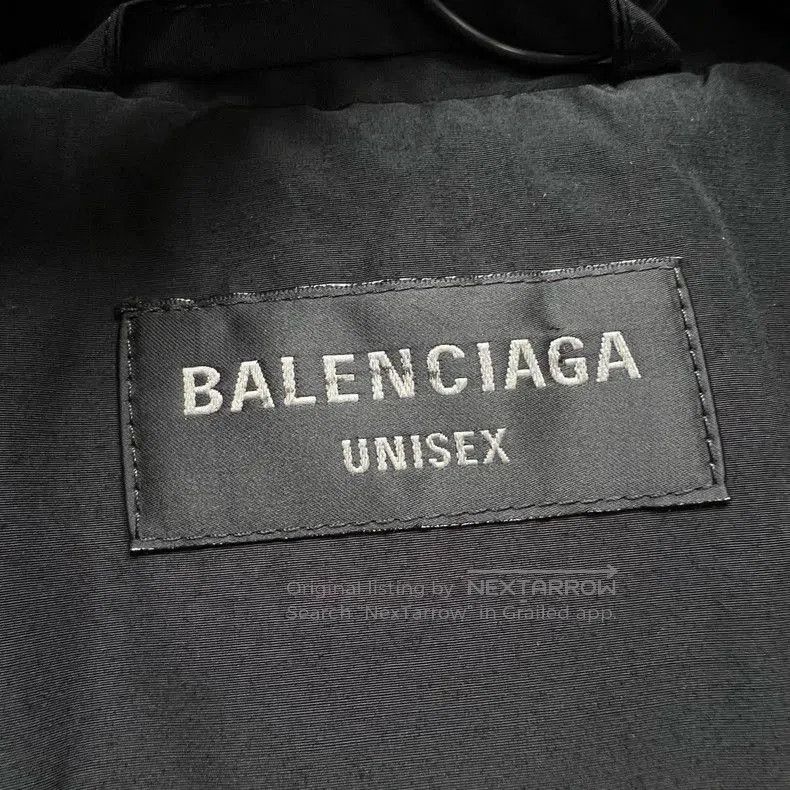 Balenciaga Balenciaga Black Coach Jacket with Logo. Size US M / EU 48-50 / 2 - 4 Thumbnail