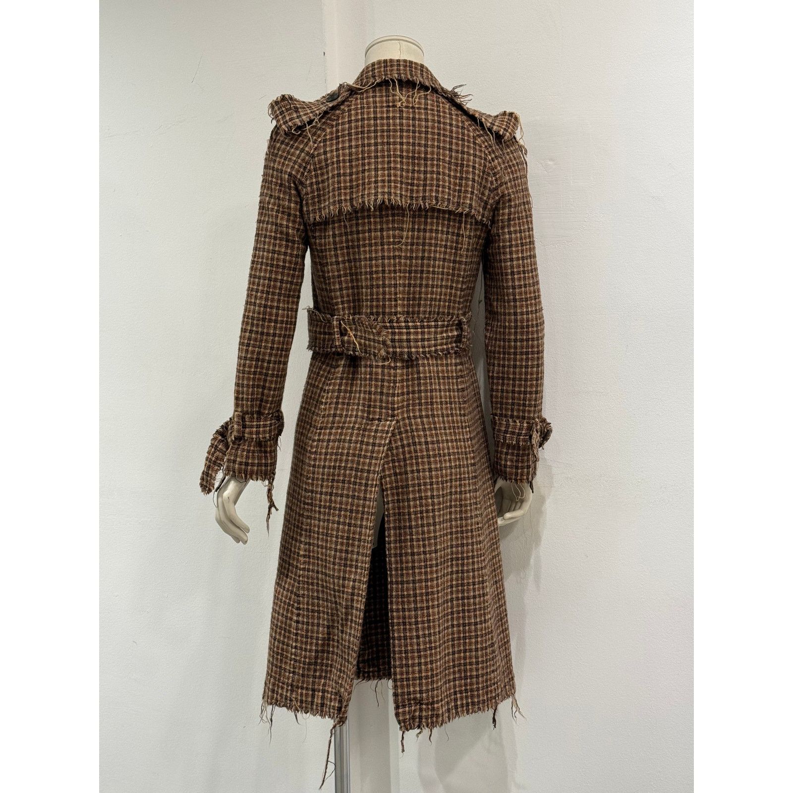 Junya Watanabe A/W2004 Junya Watanabe distressed tweed runway coat Size M / US 6-8 / IT 42-44 - 8 Thumbnail