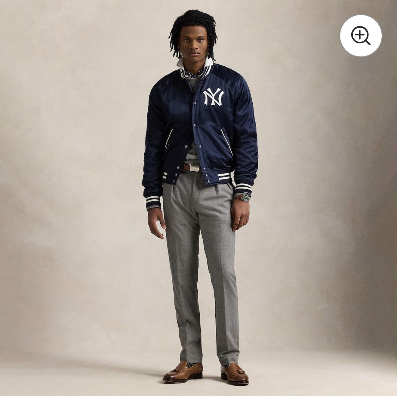 Ralph Lauren Yankees Polo Ralph Lauren Navy Satin Jacket Size S / US 4 / IT 40 - 3 Thumbnail