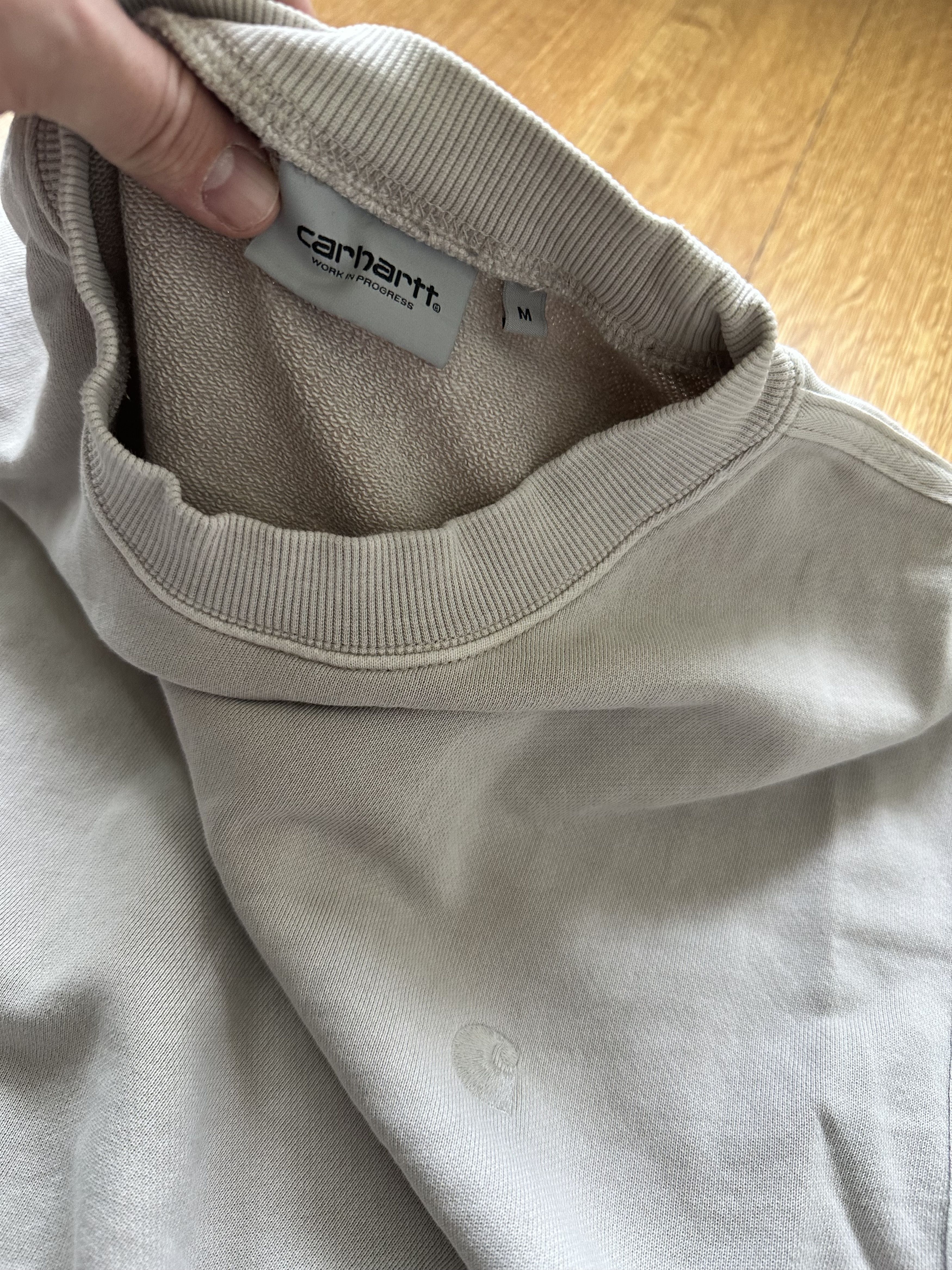 Carhartt Wip Carhartt WIP Crewneck Fleece - Mushroom Size US M / EU 48-50 / 2 - 2 Thumbnail