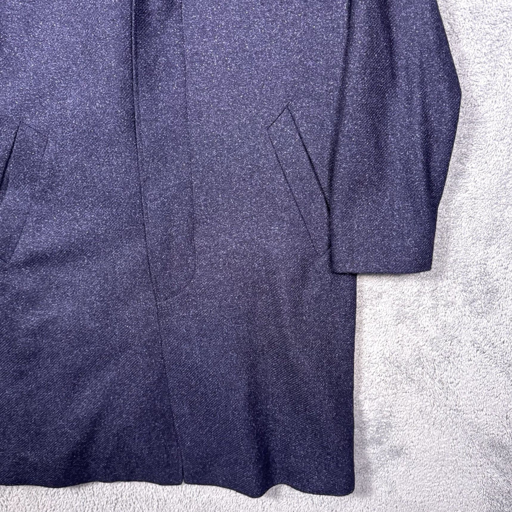 J.Crew J.CREW DESTINATION Overcoat Mens 41R Wool Trench Coat Geometric Long Casual City 90s Mens Size US XXS / EU 40 - 2 Thumbnail