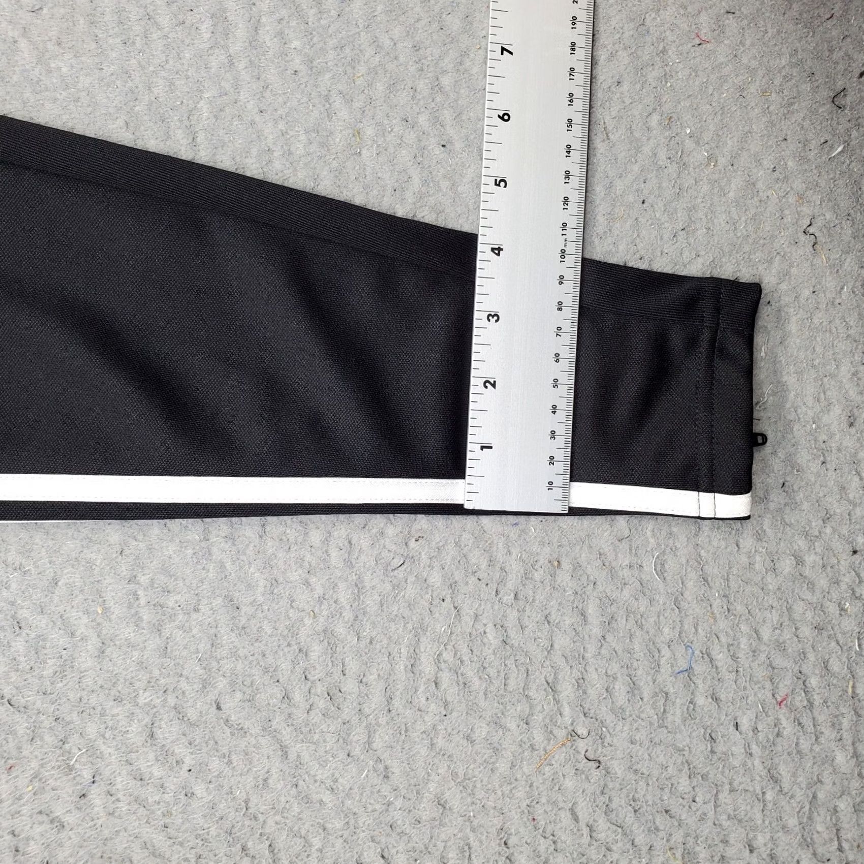 Adidas Adidas Climacool Track Pants Womens XS Black Two Stripes Athletic Pull On Ankle Zip Size 26" / US 2 / IT 38 - 6 Thumbnail
