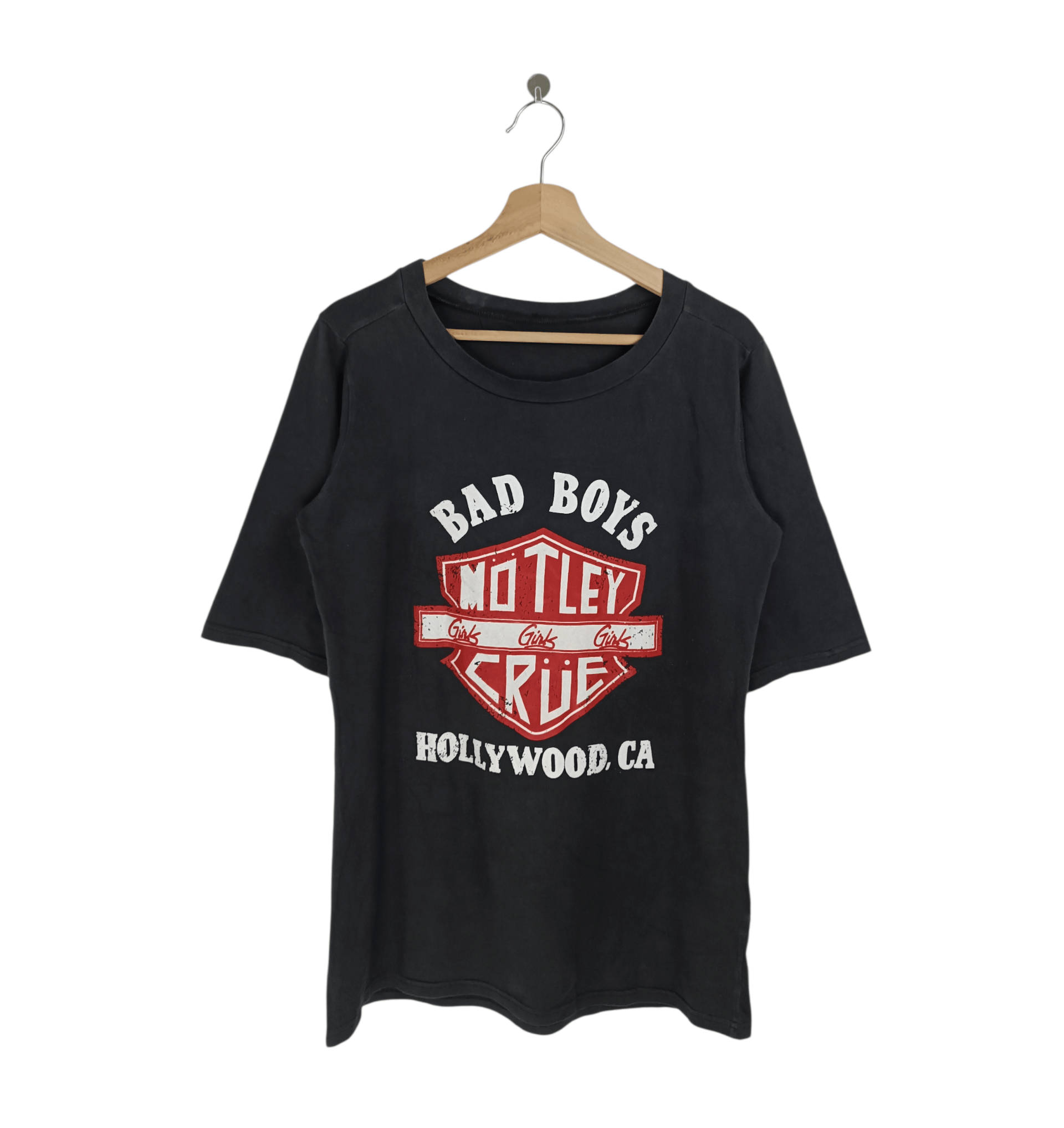 Band Tees VINTAGE BAD BOYS MOTLEY CRUE HOLLYWOOD CA VERY RARE Size US M / EU 48-50 / 2 - 1 Thumbnail