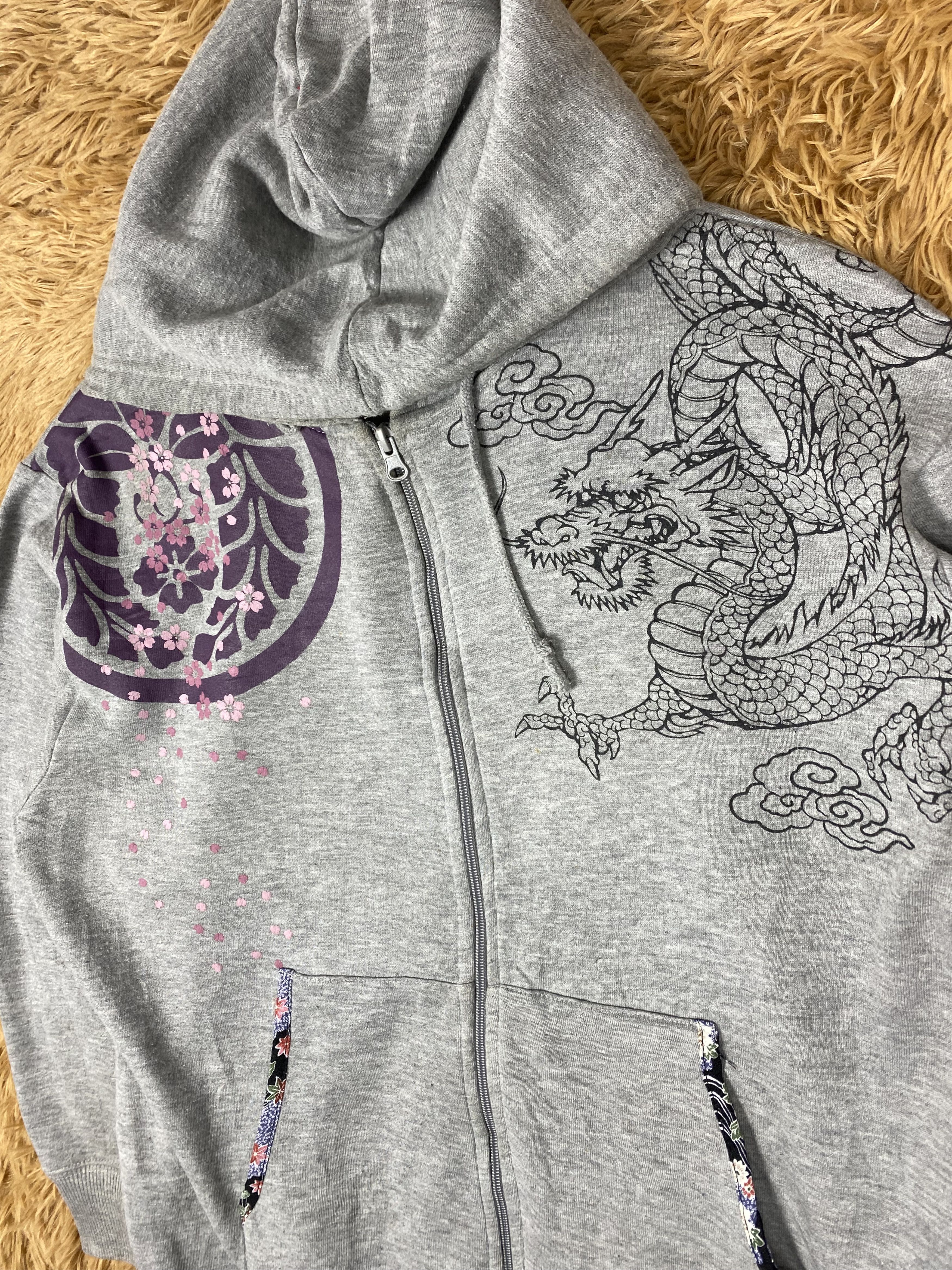 Japanese Brand Vintage Sukajan Hoodies PS0248 Size US L / EU 52-54 / 3 - 3 Thumbnail
