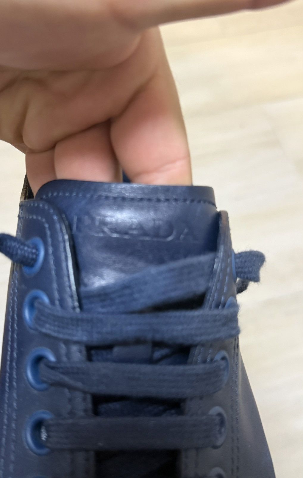 Prada Prada leather sneakers in excellent condition Size US 6.5 / EU 39-40 - 7 Thumbnail