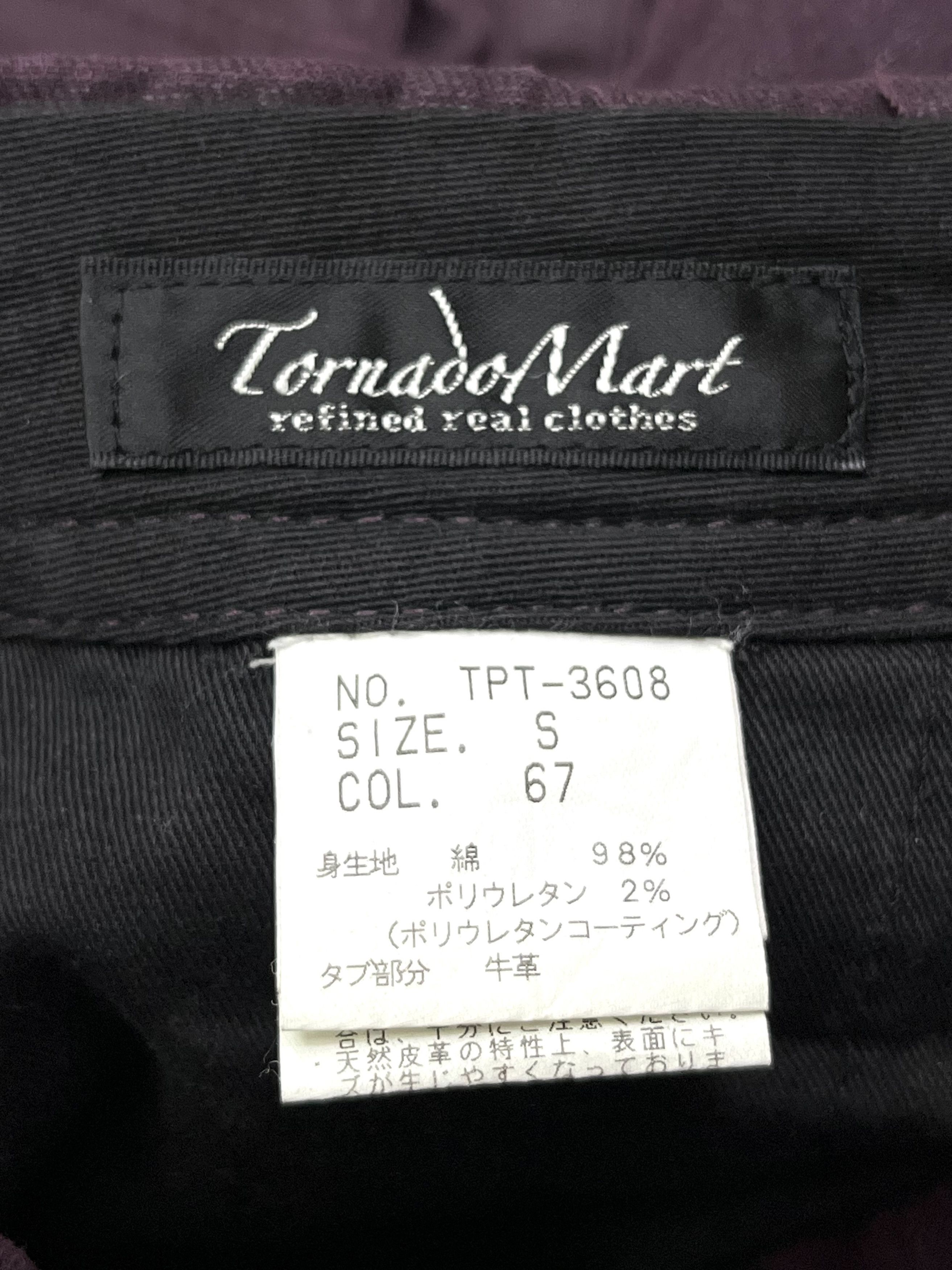 Tornado Mart Tornado Mart Waxed Cargo Flare Pants - Rare Japan Streetwear Size US 30 / EU 46 - 10 Thumbnail