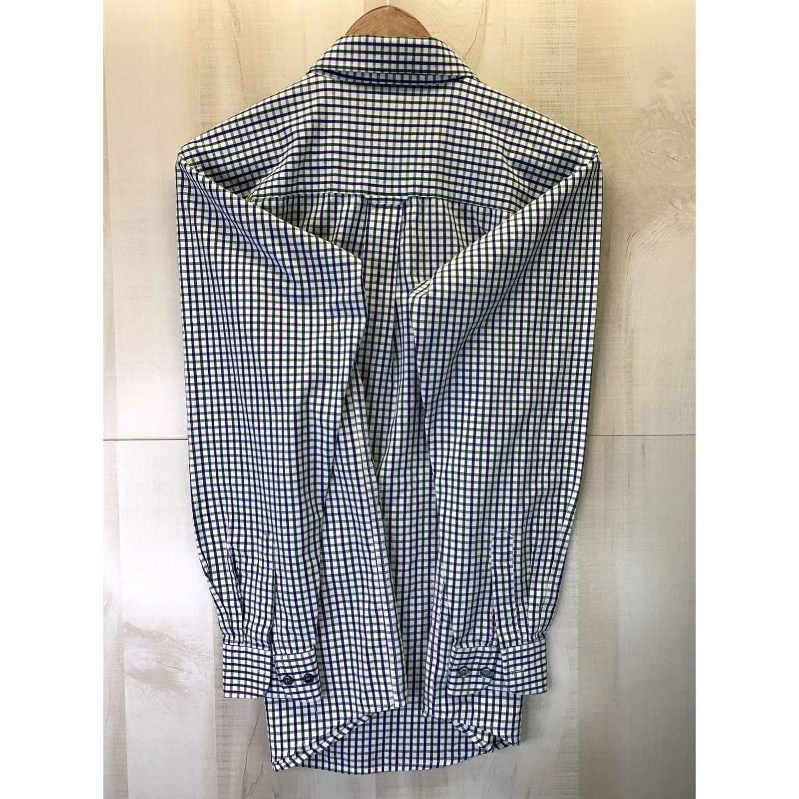Vintage Bogari Men’s S 100% Cotton Plaid Button-Up Long Sleeve Shirt Office/Workwear Shirt Mens XS? Size US S / EU 44-46 / 1 - 6 Thumbnail