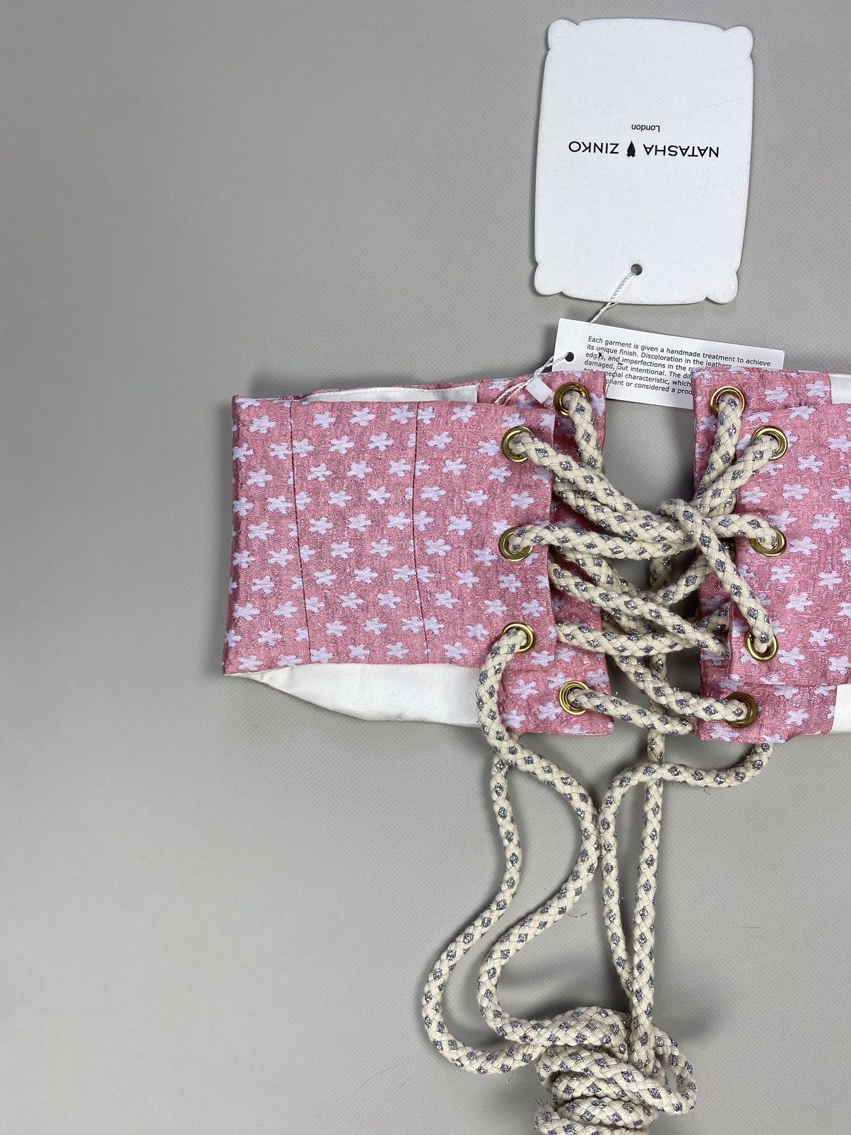 Designer × Natasha Zinko BNWT! Natasha Zinko Brocade Corset Belt size US 0 / IT 38 Size ONE SIZE - 14 Thumbnail