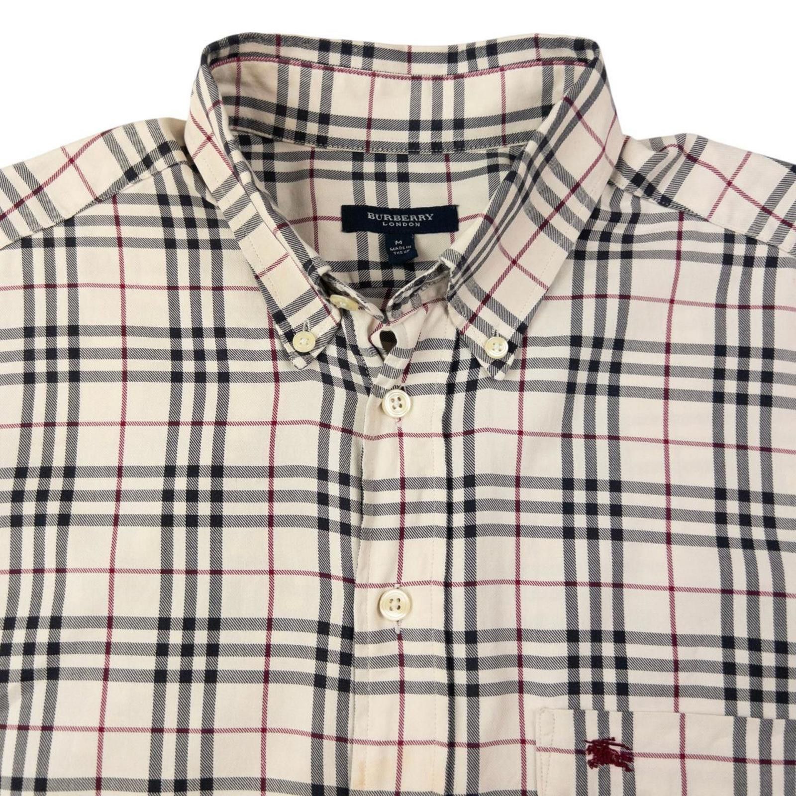Burberry Vintage Burberry Nova Check Long Sleeve Shirt Size M Size US M / EU 48-50 / 2 - 3 Thumbnail