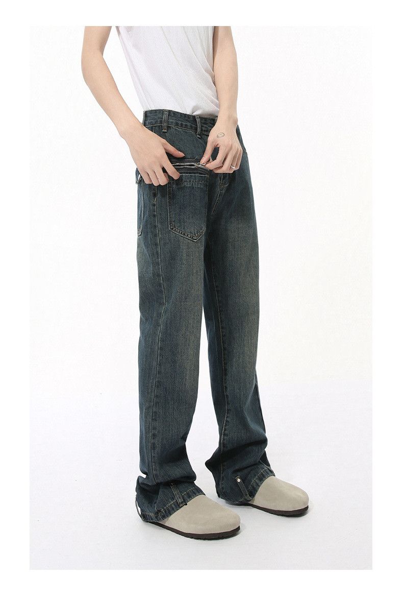 Japanese Brand × Jean Japanese retro stitching flared washed jeans casual Size US 32 / EU 48 - 4 Thumbnail