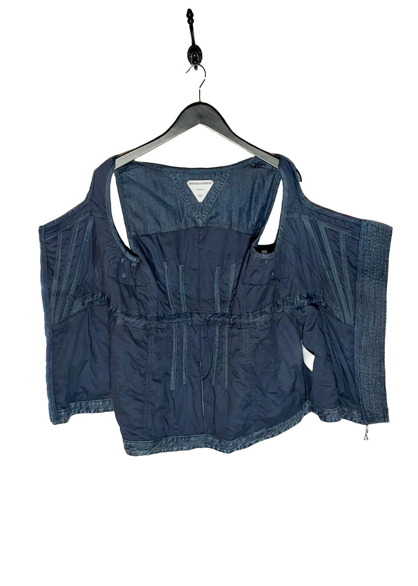 Bottega Veneta Bottega Veneta Blue Fluid Denim Corset Top Size XS / US 0-2 / IT 36-38 - 6 Thumbnail