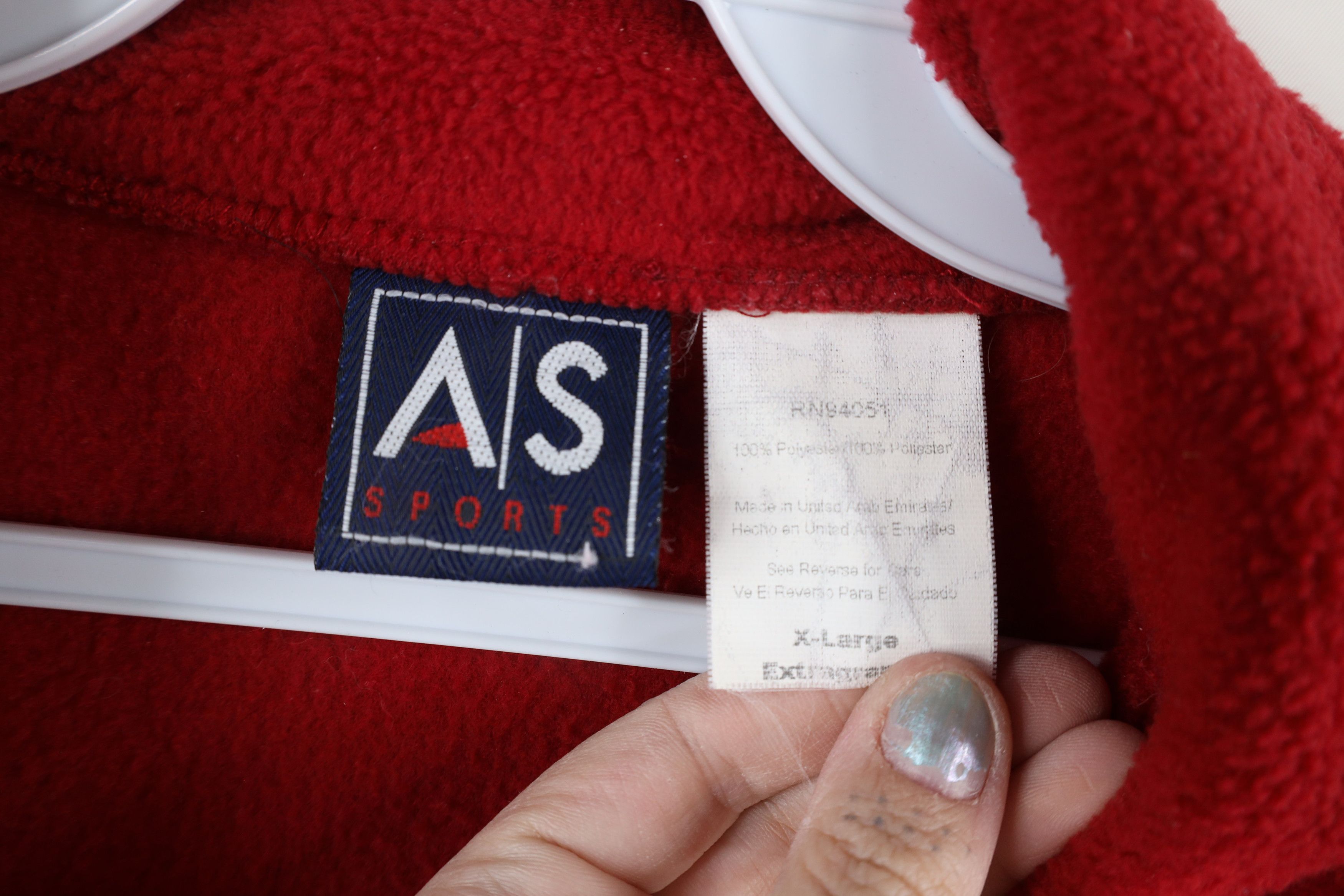 Vintage Vintage 90s Ohio State University Half Zip Fleece Sweater Size US XL / EU 56 / 4 - 9 Thumbnail
