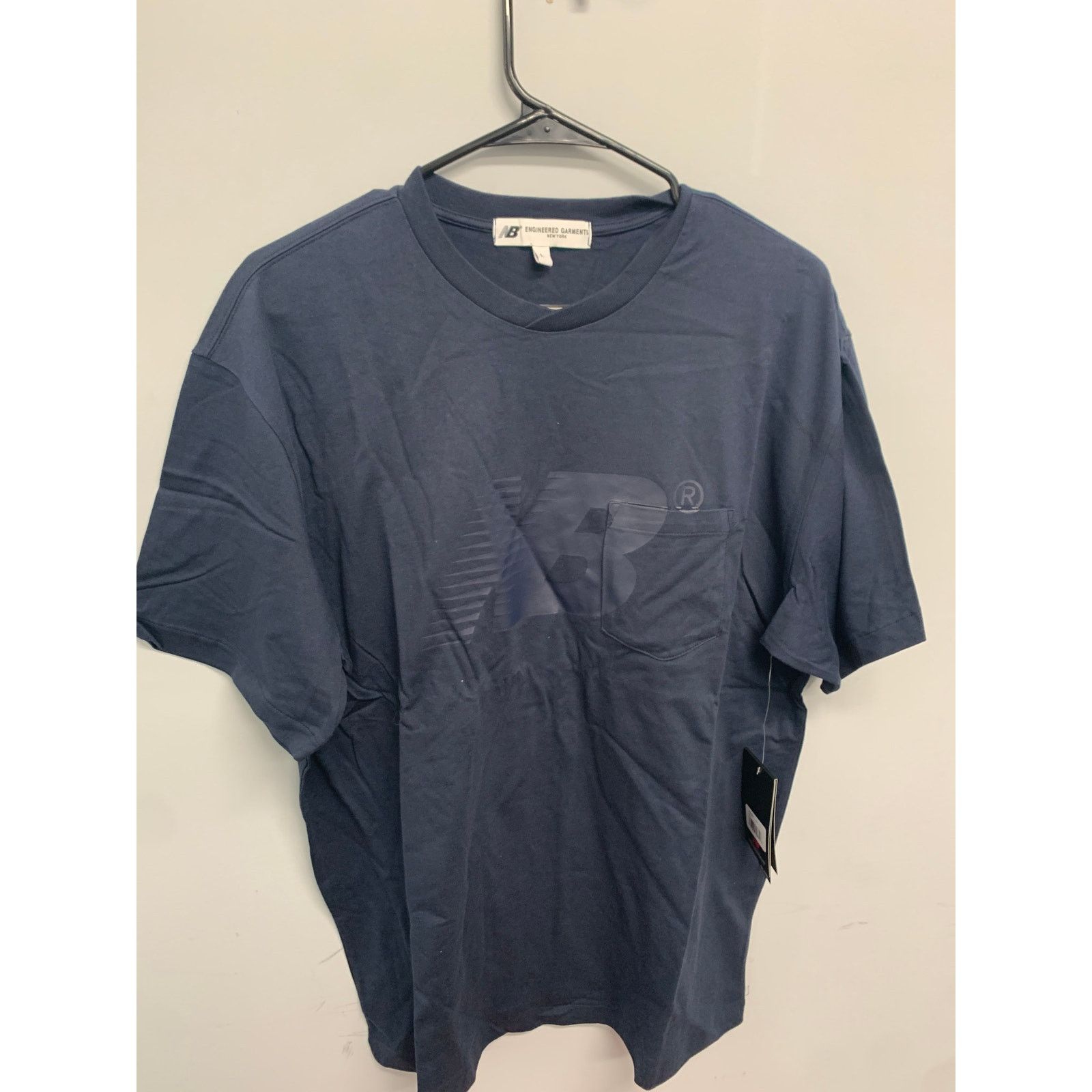 New Balance New Balance x Engineered Garments Logo Tee Navy Size Medium Size US M / EU 48-50 / 2 - 1 Thumbnail