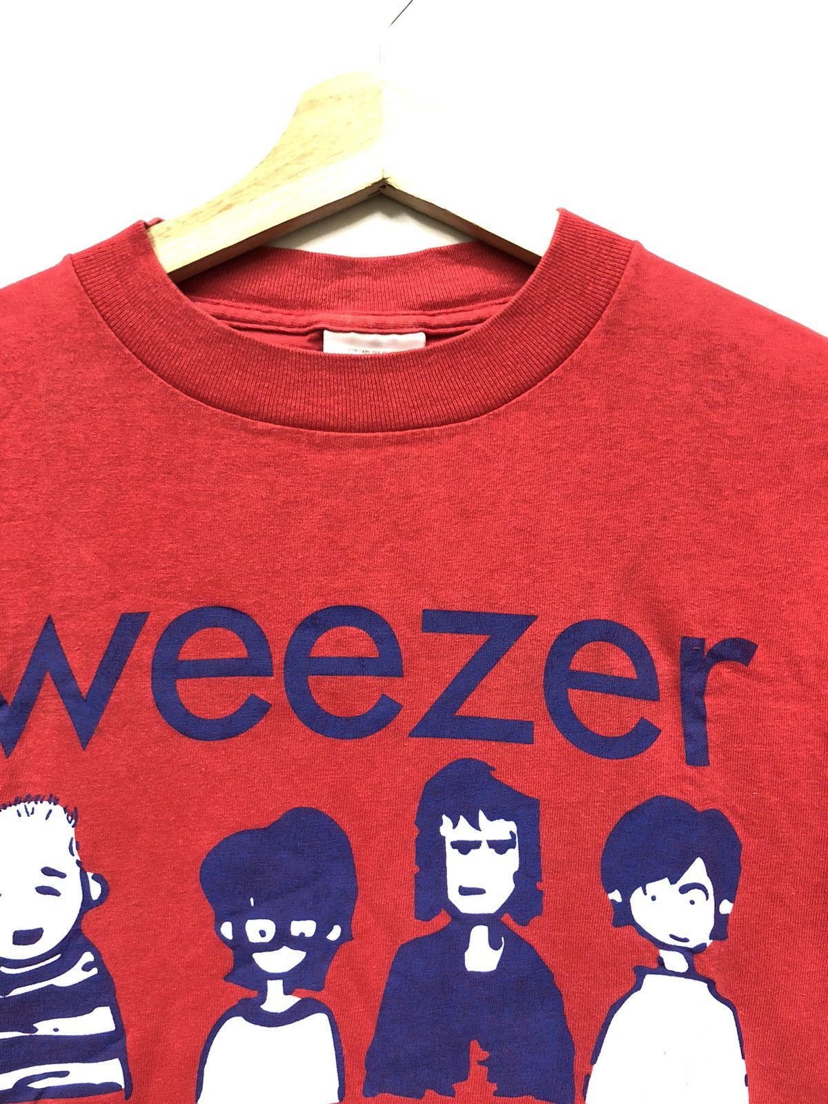 Band Tees × Vintage VTG WEEZER Y2K RARE !! Size US S / EU 44-46 / 1 - 4 Thumbnail