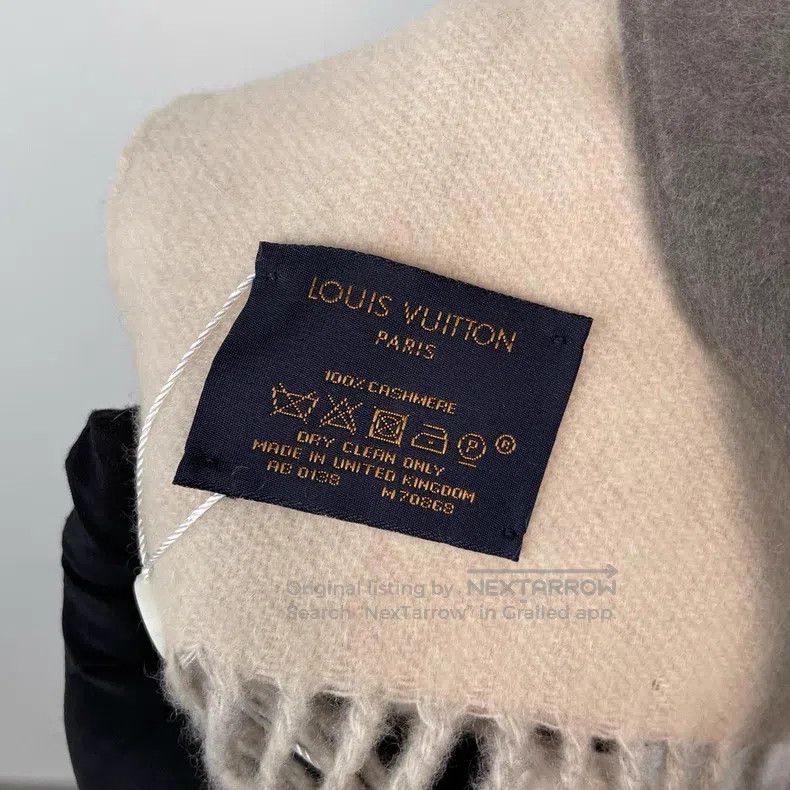 Louis Vuitton Louis Vuitton Cashmere scarf Size ONE SIZE - 6 Thumbnail