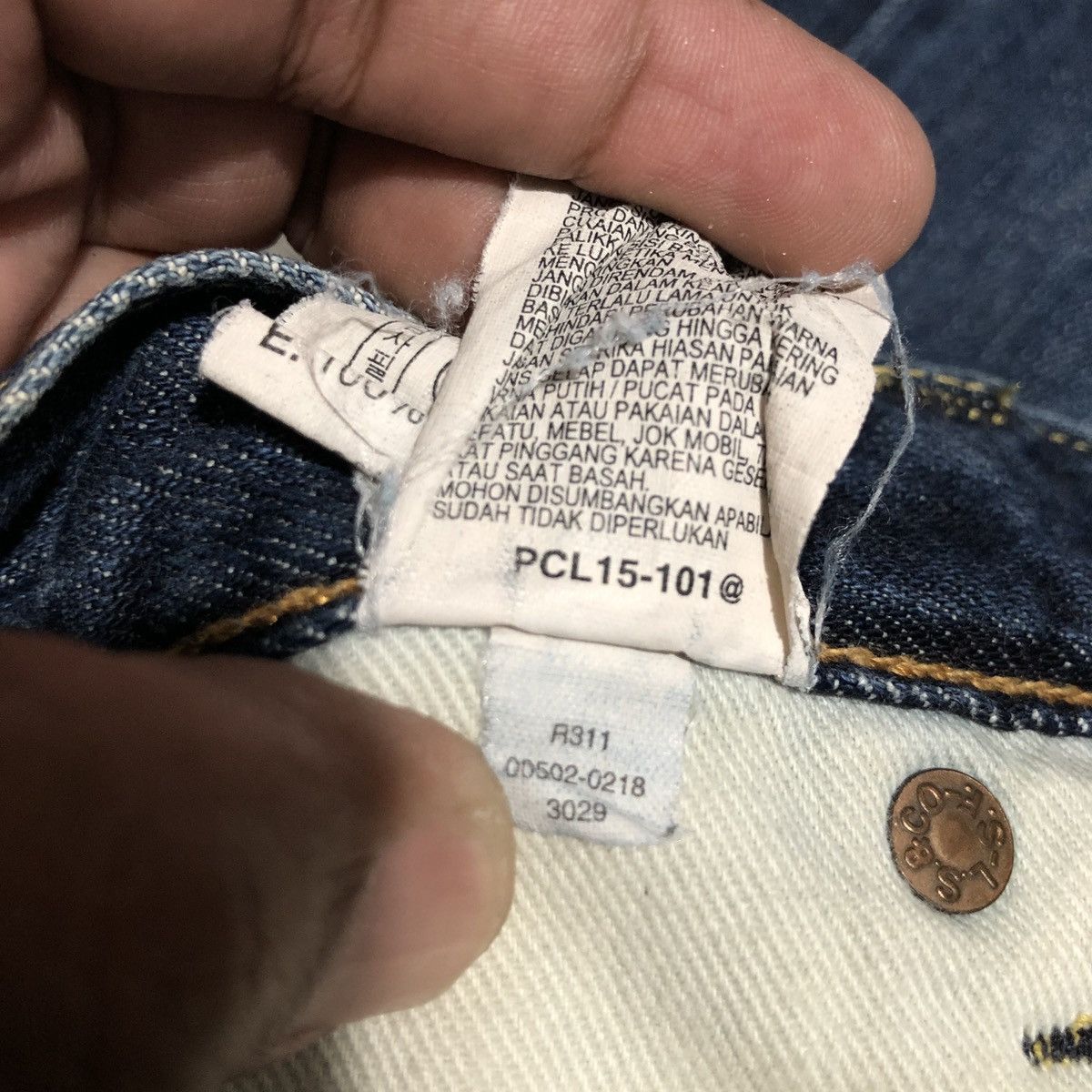 Levi's × Levi's Vintage Clothing Vtg LEVIS 502 SELVEDGE MADE IN JAPAN Size US 30 / EU 46 - 12 Thumbnail