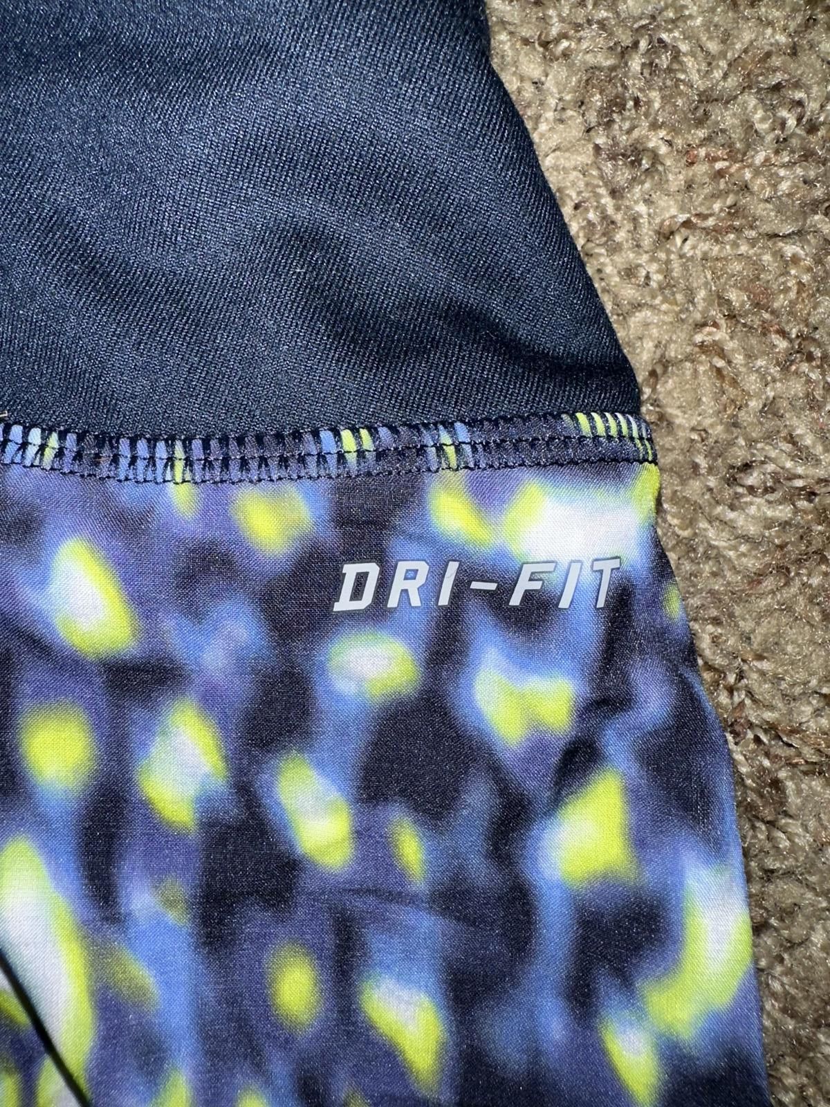 Nike Nike Women’s Blue Green Lightweight Training Print Rival Running Shorts Size 28" / US 6 / IT 42 - 7 Thumbnail