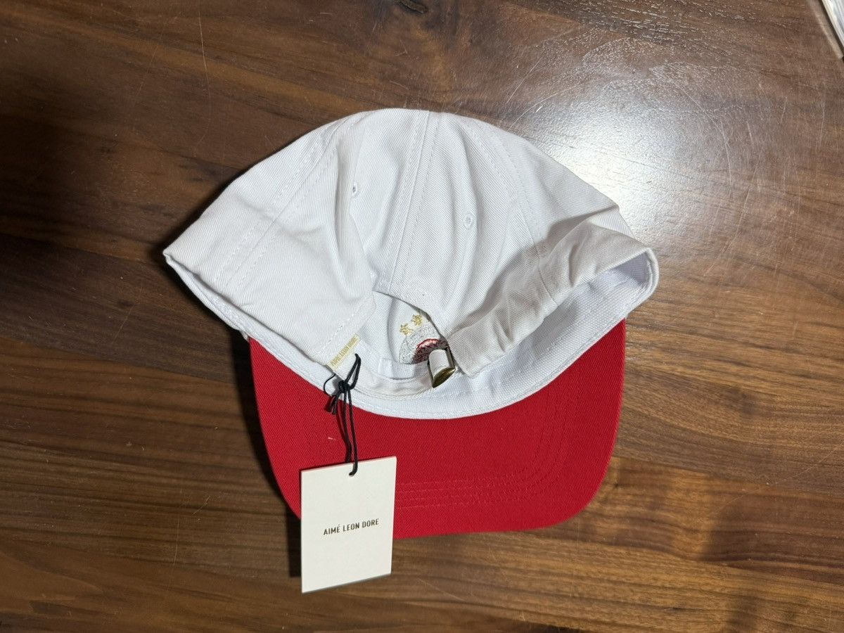 Aime Leon Dore Aime Leon Dore ALD / Olympiacos F.C. Logo Hat Bright White Size ONE SIZE - 8 Thumbnail