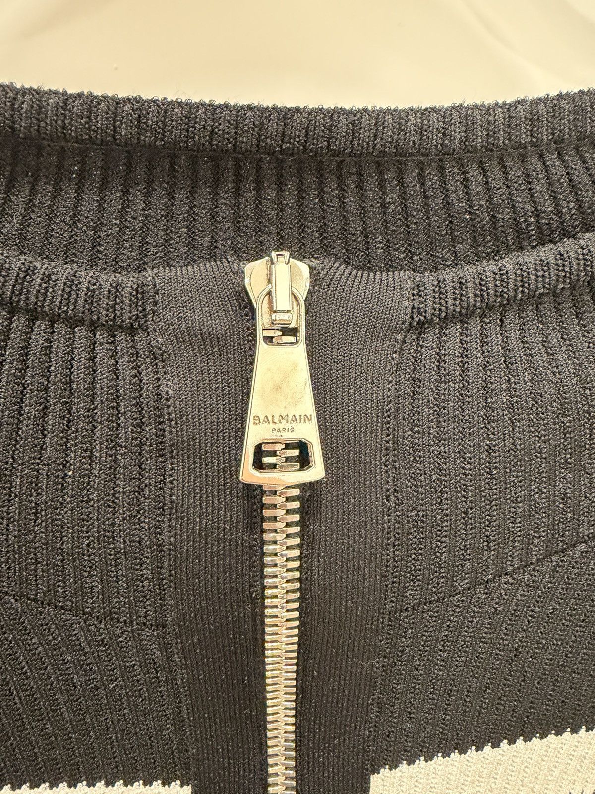 Balmain Striped Zip Sweater Size US XL / EU 56 / 4 - 3 Thumbnail