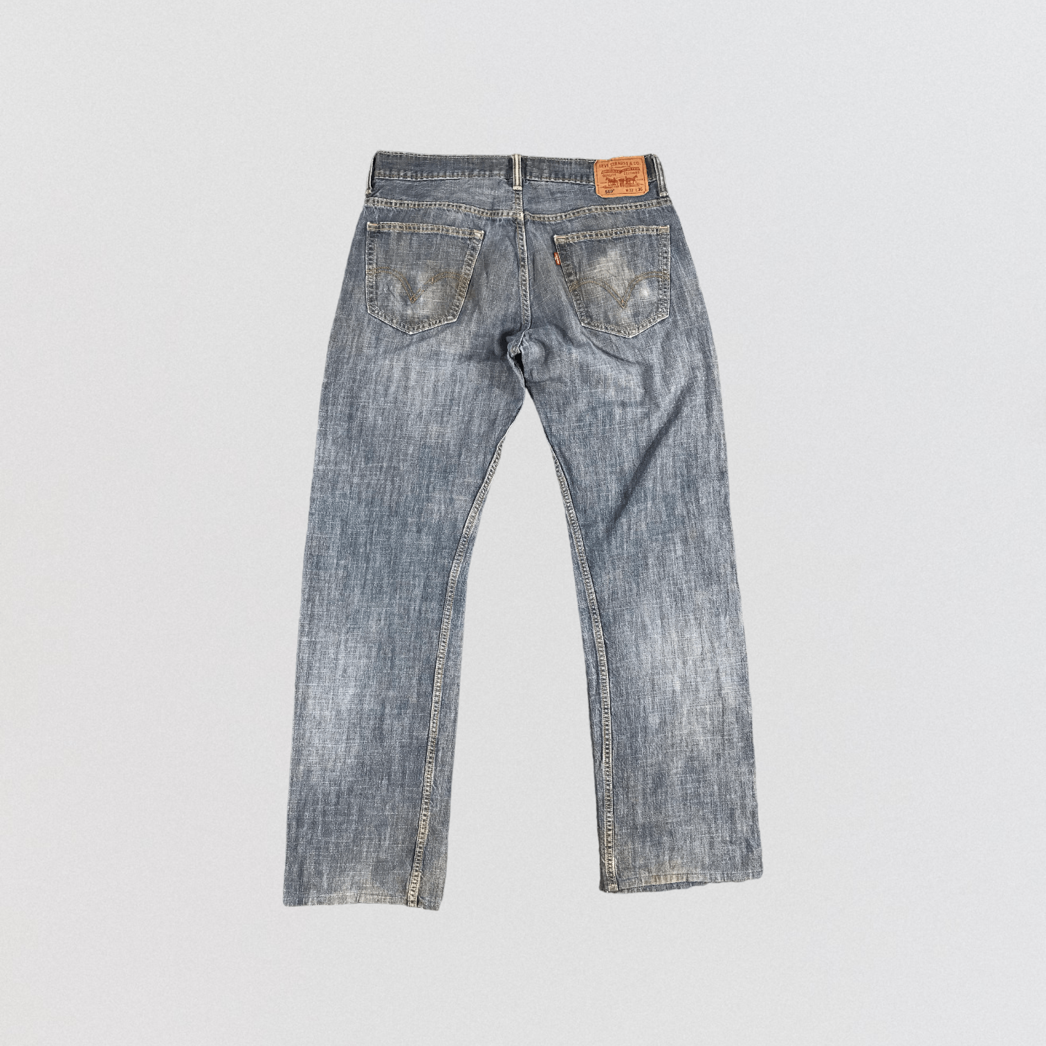Levi's × Vintage Vintage Mud Wash Levis 569 Jeans-JM1329 Size US 35 - 2 Thumbnail