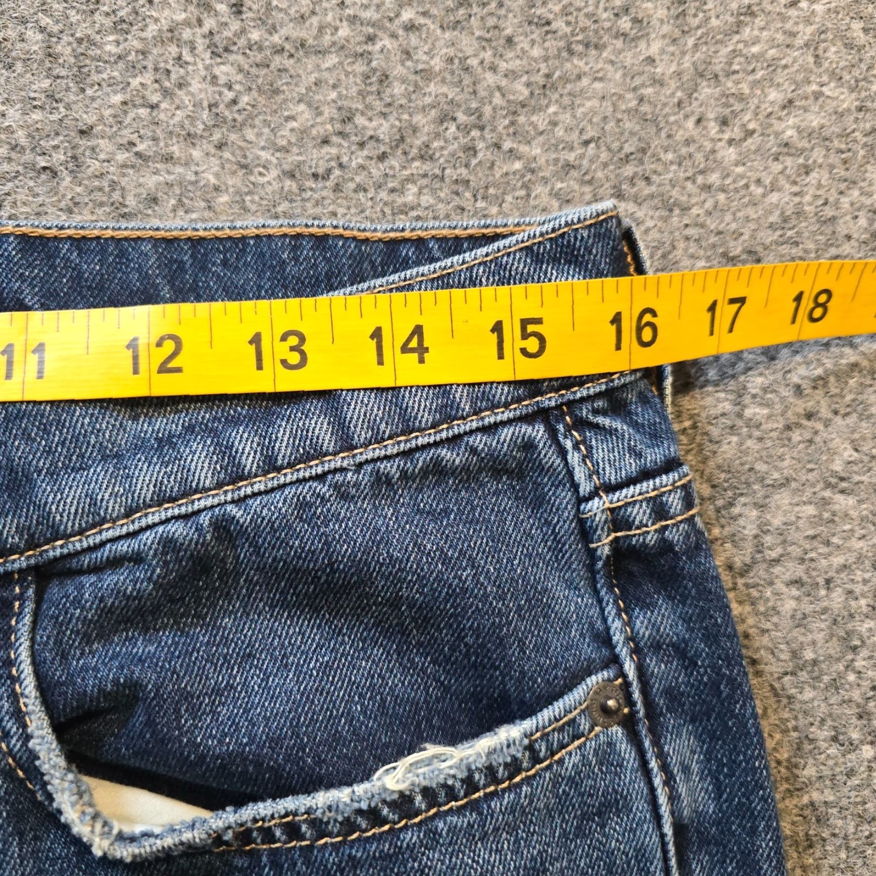 Vintage Current/Elliott Jeans Womens 28 Blue Denim Cropped Capri Cuffed Casual Capsule Jeans Womens 28 Blue Denim Cropped Capri Cuffed Casual Capsule Size 28" / US 6 / IT 42 - 5 Thumbnail