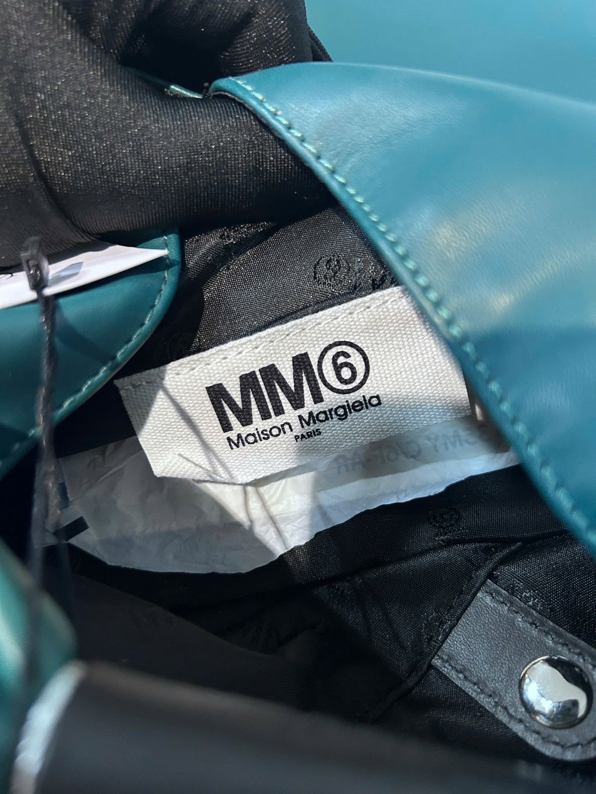 MM6 MM6 Maison Margiela Kids Mini Panelled Tote Bag Size ONE SIZE - 4 Thumbnail