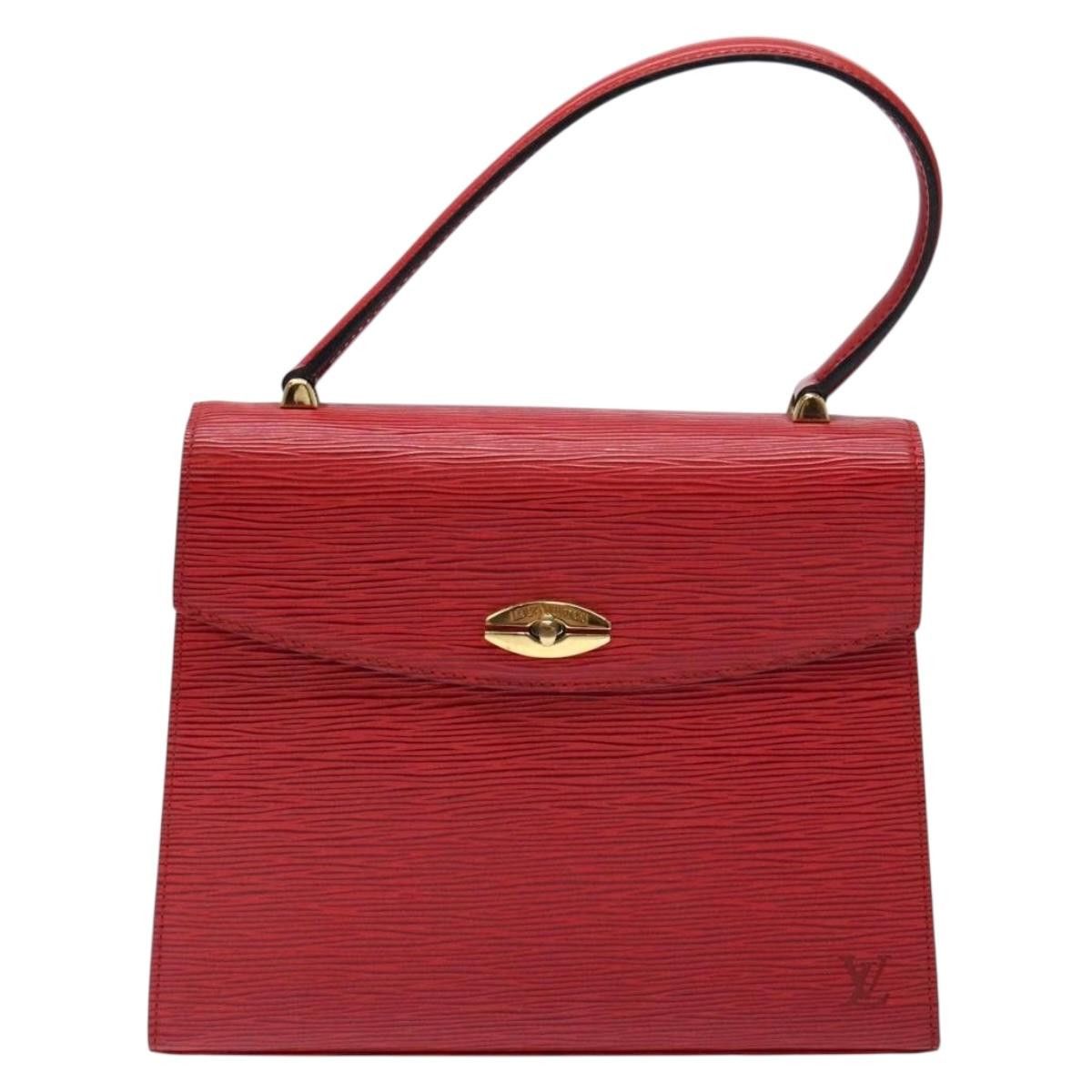 Louis Vuitton LOUIS VUITTON Epi Malesherbes Hand Bag Red M52377 Size ONE SIZE - 13 Thumbnail