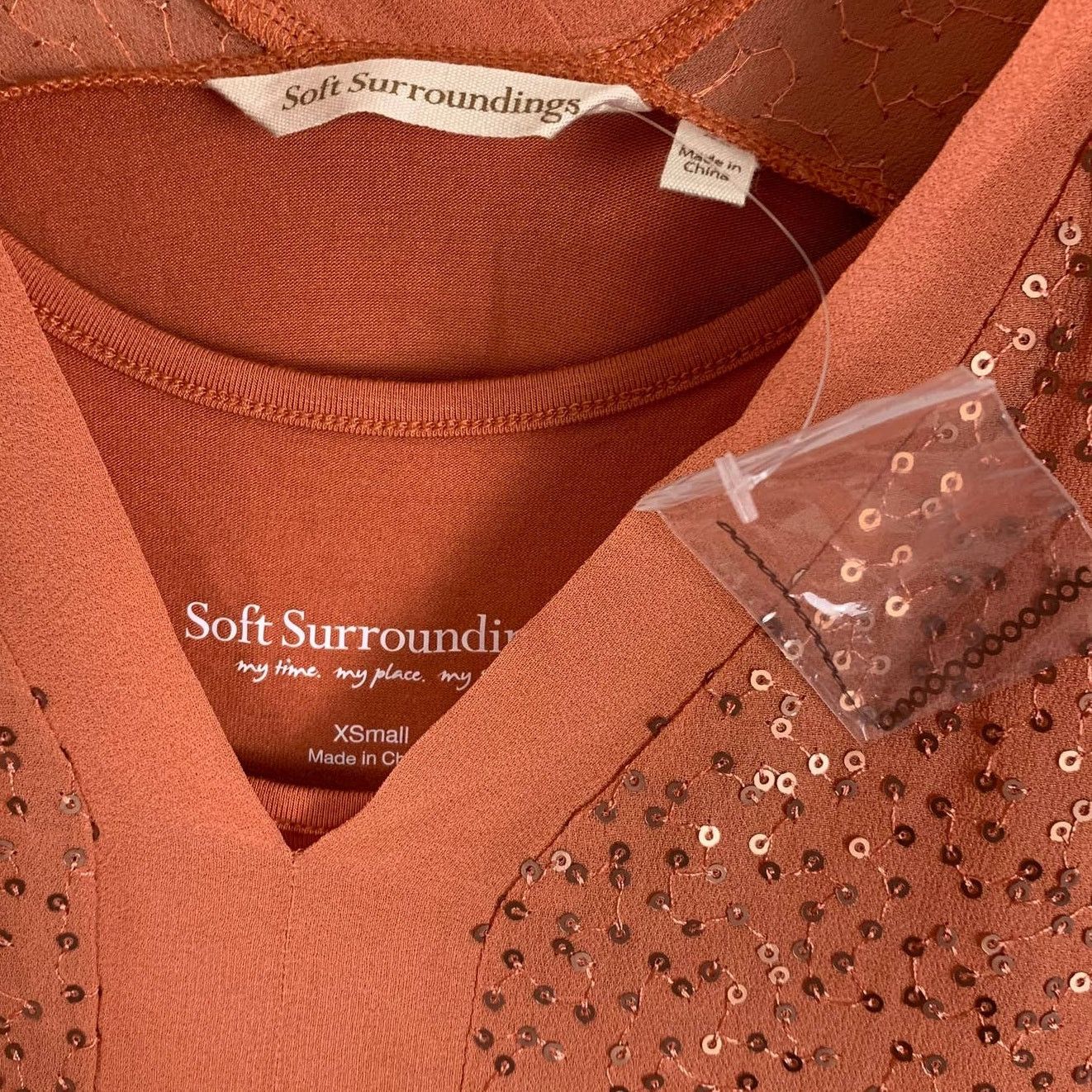 Other NWOT Soft Surroundings Aragon Resplendent Dress Sequins XS Size XS / US 0-2 / IT 36-38 - 5 Thumbnail