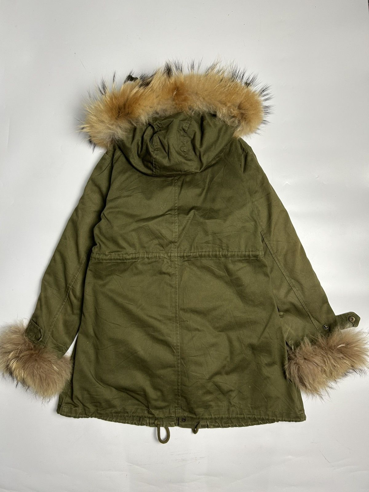 Japanese Brand MULTI POCKET FAUX FUR REMOVABLE FLEECE LINING PARKA JACKET Size US S / EU 44-46 / 1 - 4 Thumbnail