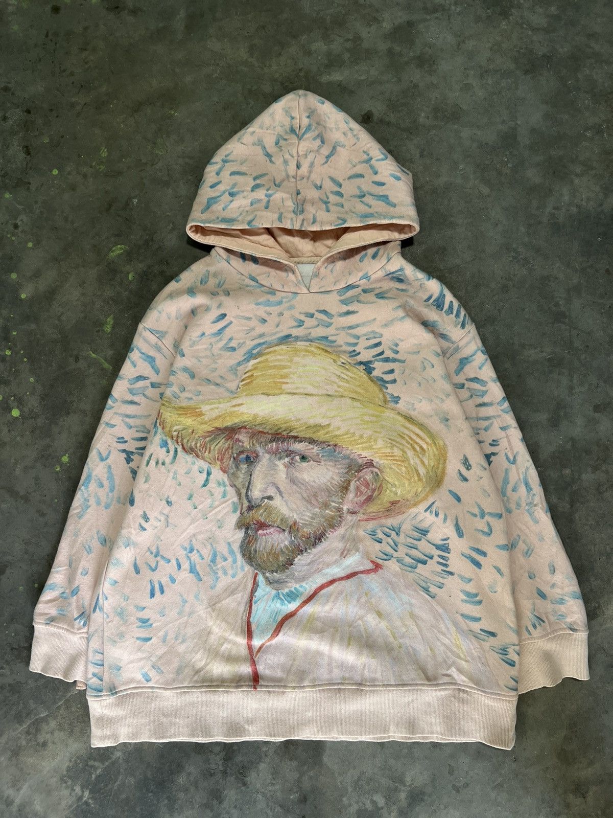 Vintage Vincent Van Gogh Art Painting Lace Up Hoodie Size US L / EU 52-54 / 3 - 13 Thumbnail