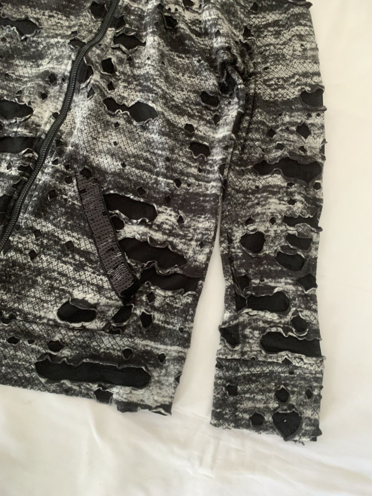 Kapital Japanese Snake Skin Double Layer distressed hoodie Size US M / EU 48-50 / 2 - 3 Thumbnail