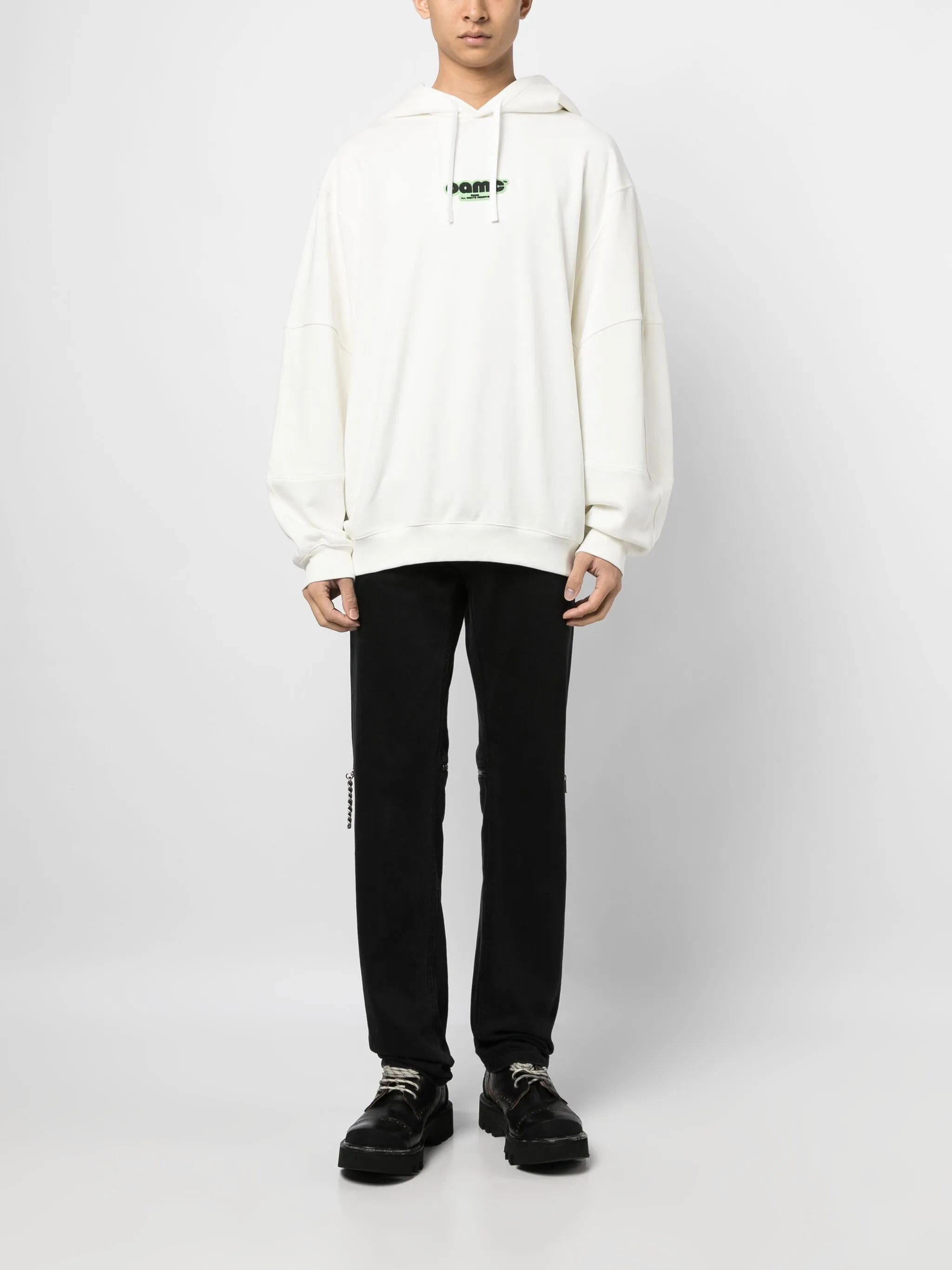 OAMC o1y0225 Logo Hoodie in White Size US L / EU 52-54 / 3 - 5 Thumbnail