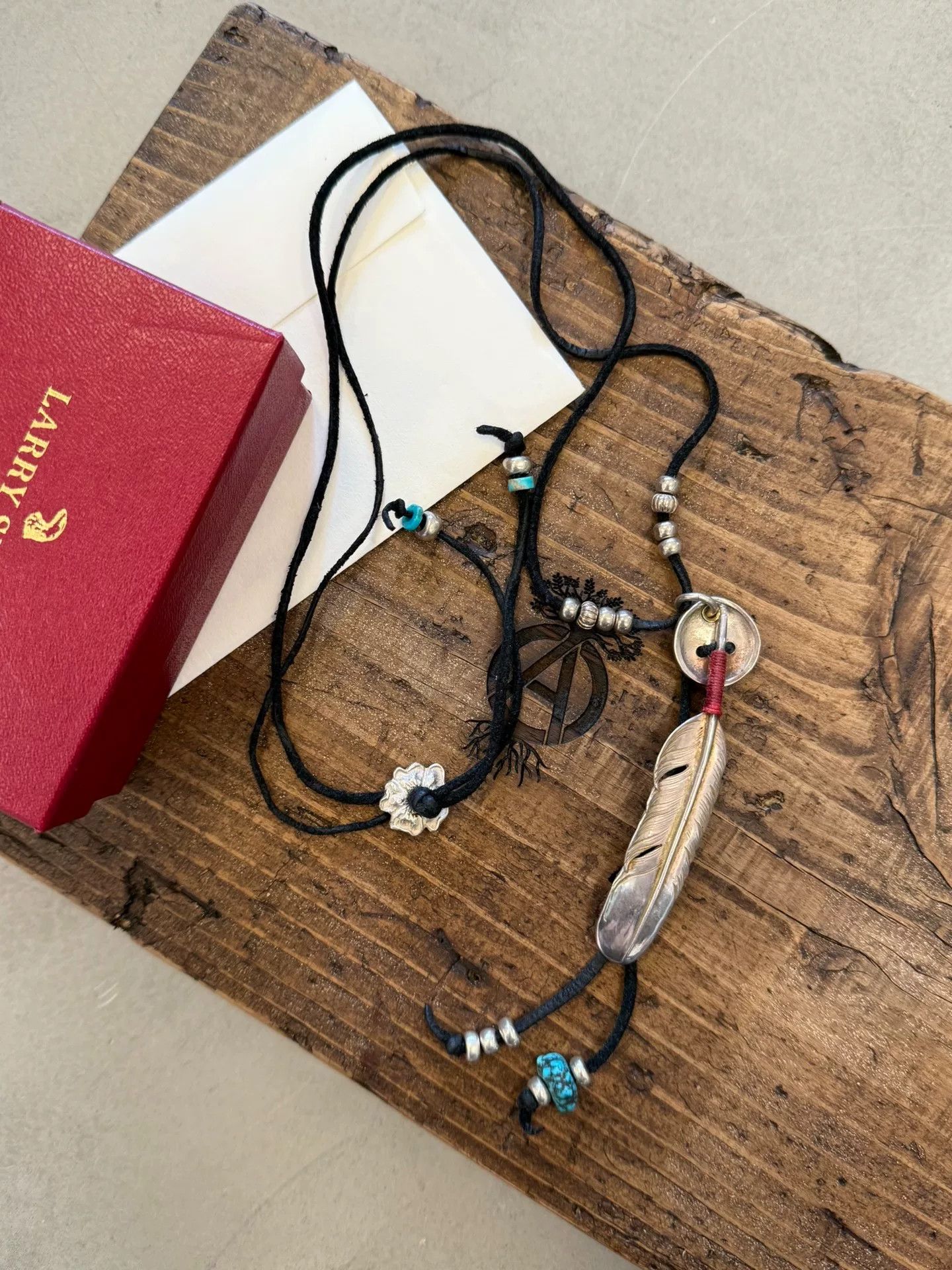 Larry Smith Larry Smith Feather Set Necklace Size ONE SIZE - 1 Thumbnail