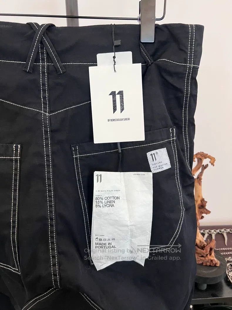 Other Boris Bidjan Saberi size S Topstitching hard cotton patchw Size US 27 - 6 Thumbnail