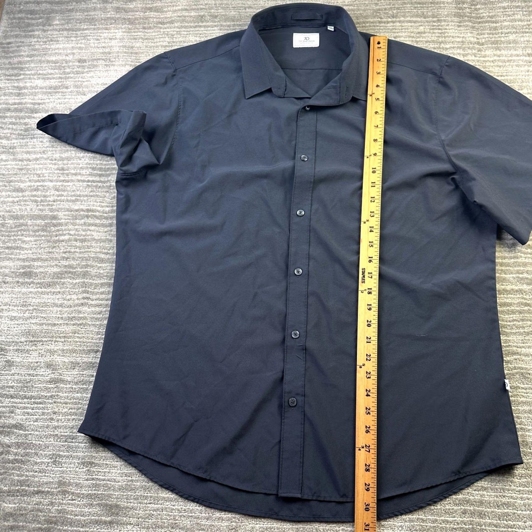 Vintage 7 Diamonds Mens Blue Button Up Shirt 2XL 4 Way Stretch Performance Size US XXL / EU 58 / 5 - 8 Thumbnail