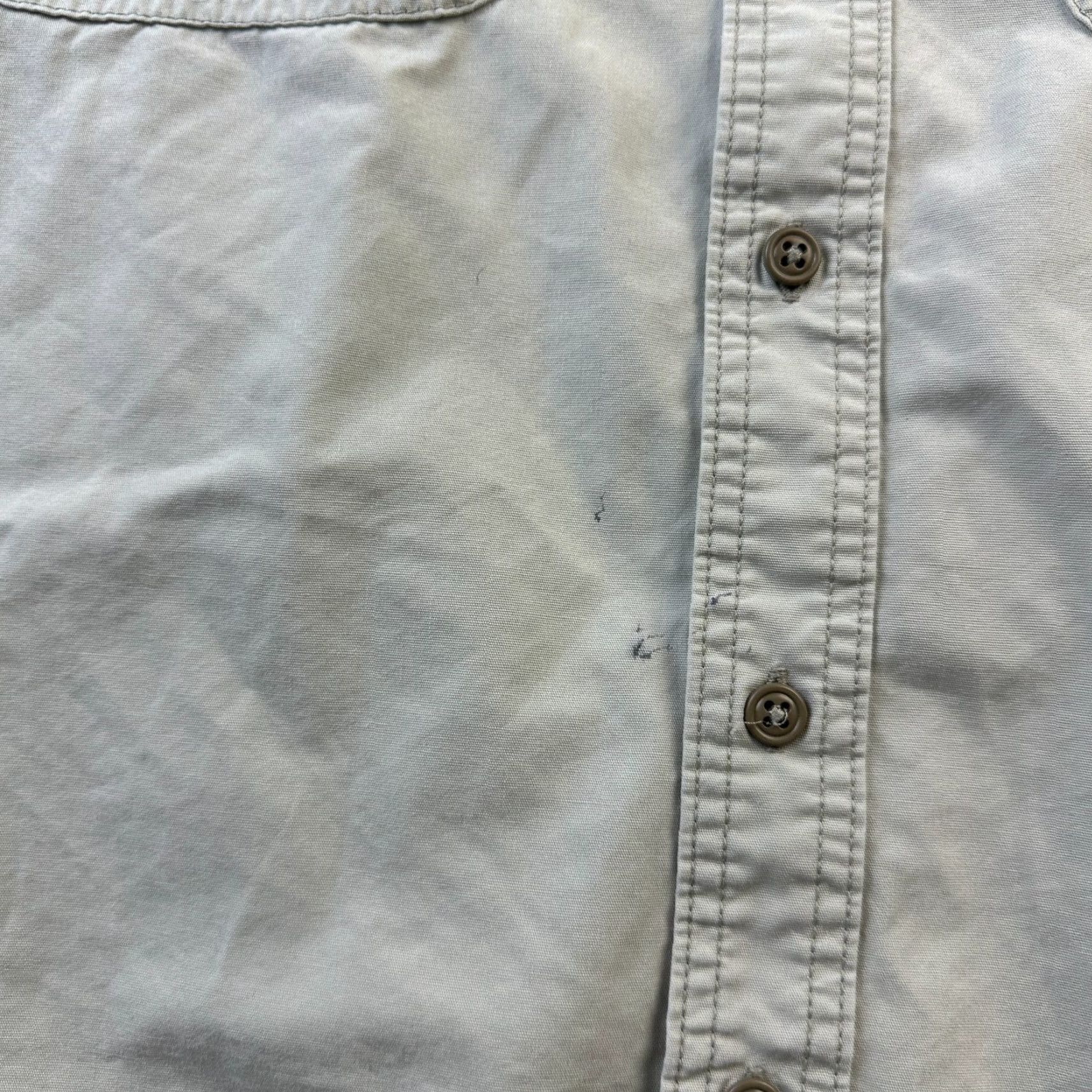 Polo Ralph Lauren VINTAGE CC Filson Shirt Mens Large Beige Tan Safari Utility Outdoors Size US XXL / EU 58 / 5 - 6 Thumbnail