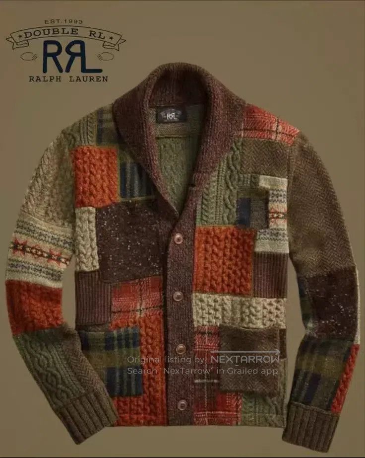 RRL Ralph Lauren RRL Ralph Lauren Patchwork Wool Blend Sweater Size US XS / EU 42 / 0 - 1 Thumbnail