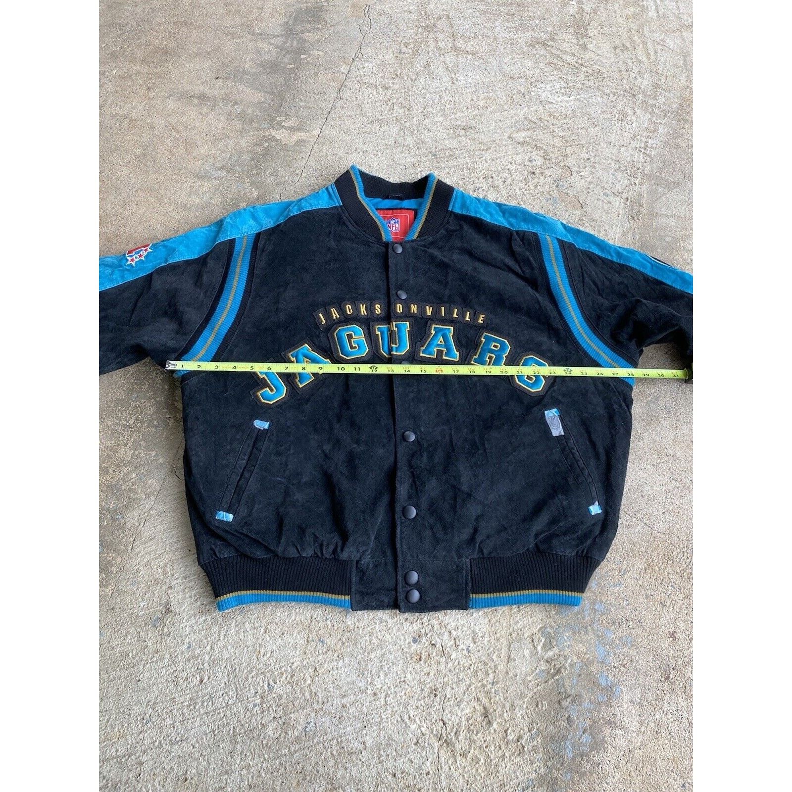 NFL Vintage Y2K Jacksonville Jaguars Jacket FAUX Leather XL NWT Size US XL / EU 56 / 4 - 23 Thumbnail