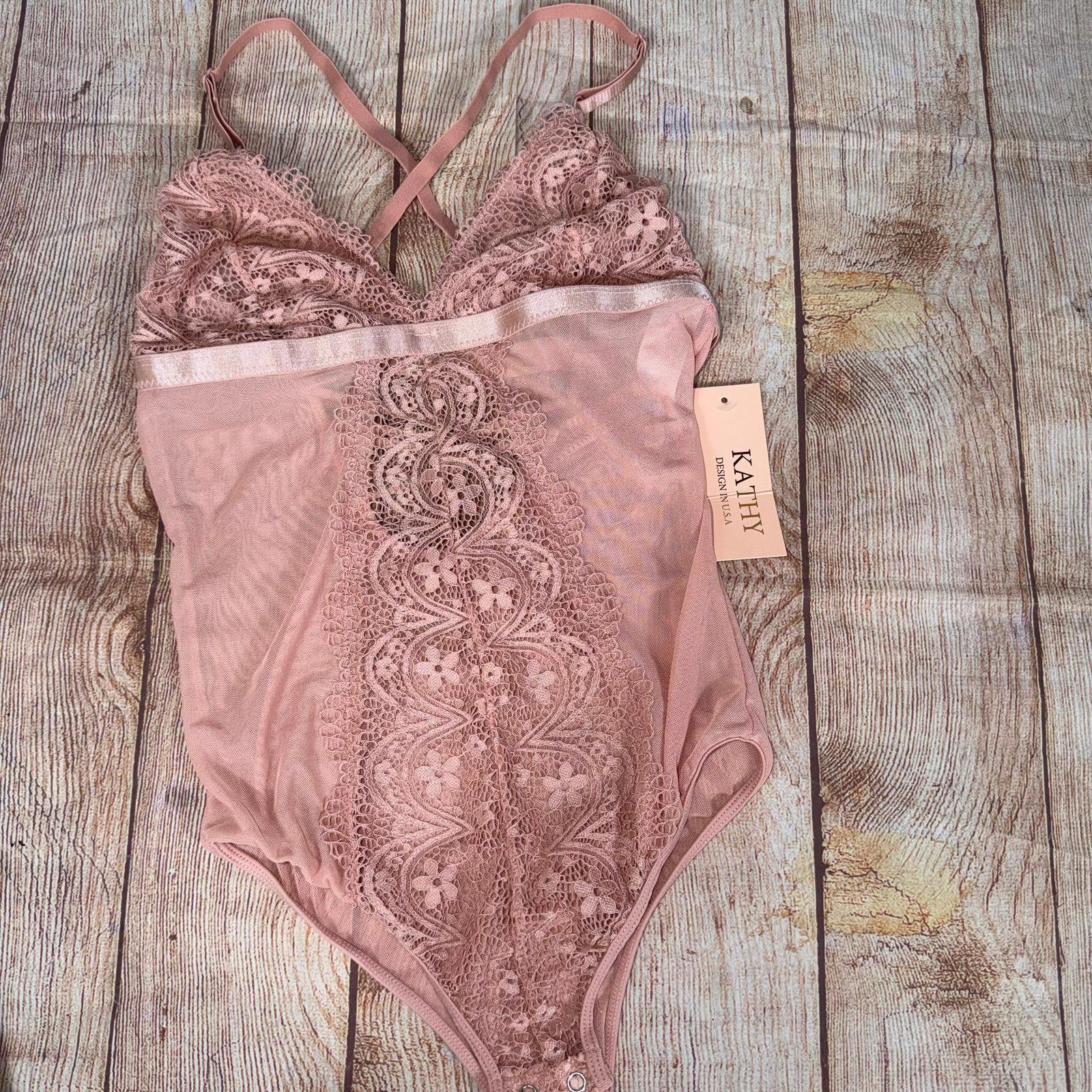 Other Kathy Medium/Large Lingerie Bodysuit NWT Size ONE SIZE - 1 Thumbnail
