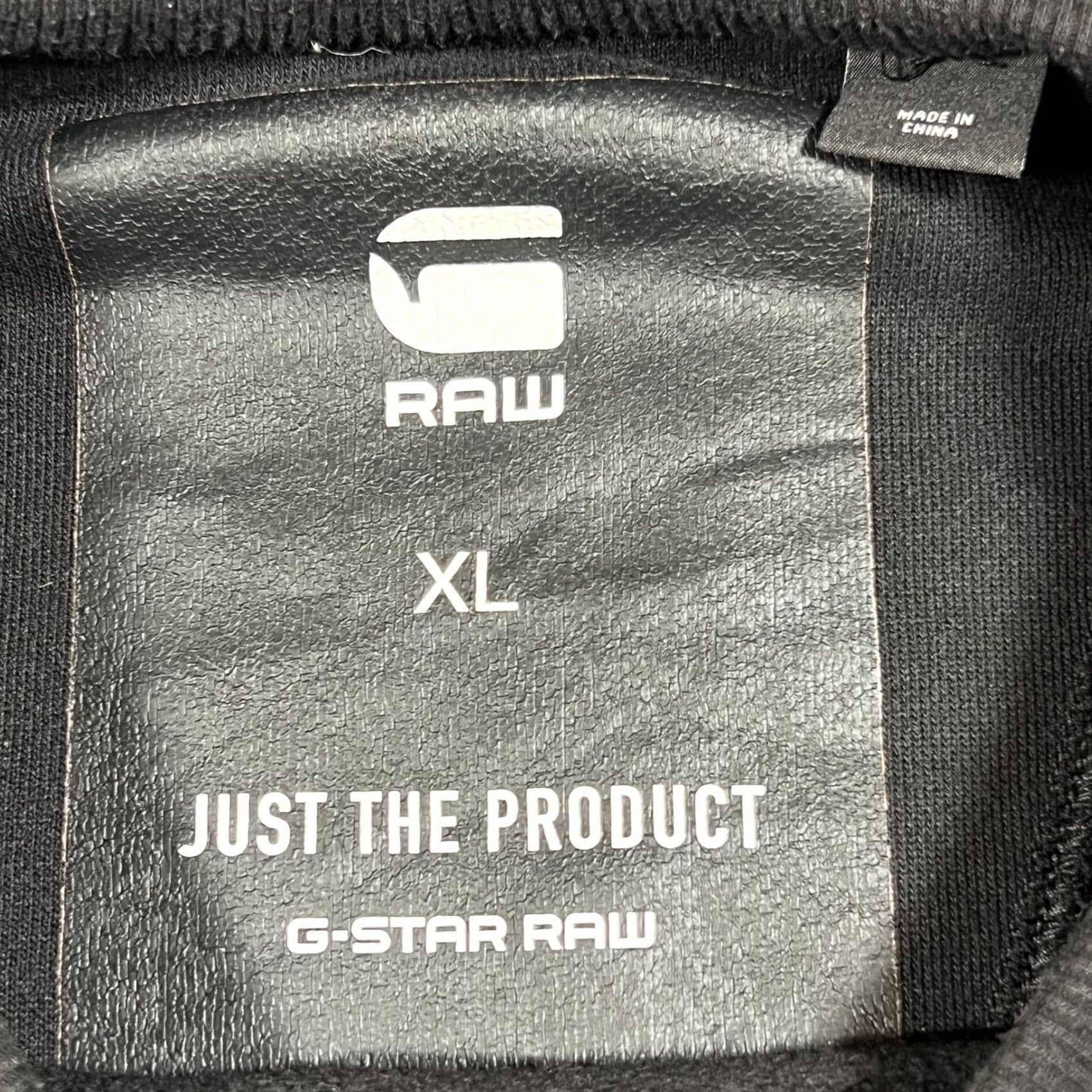 Vintage G-Star RAW Mens XL Black Logo Pullover Sweatshirt Size US XL / EU 56 / 4 - 5 Thumbnail