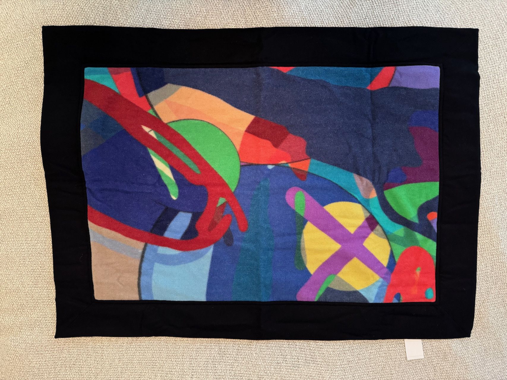 Kaws × Sacai FW21 Sacai x KAWS - Multicolor 36x49 Wool/Poly Blanket Size ONE SIZE - 2 Thumbnail
