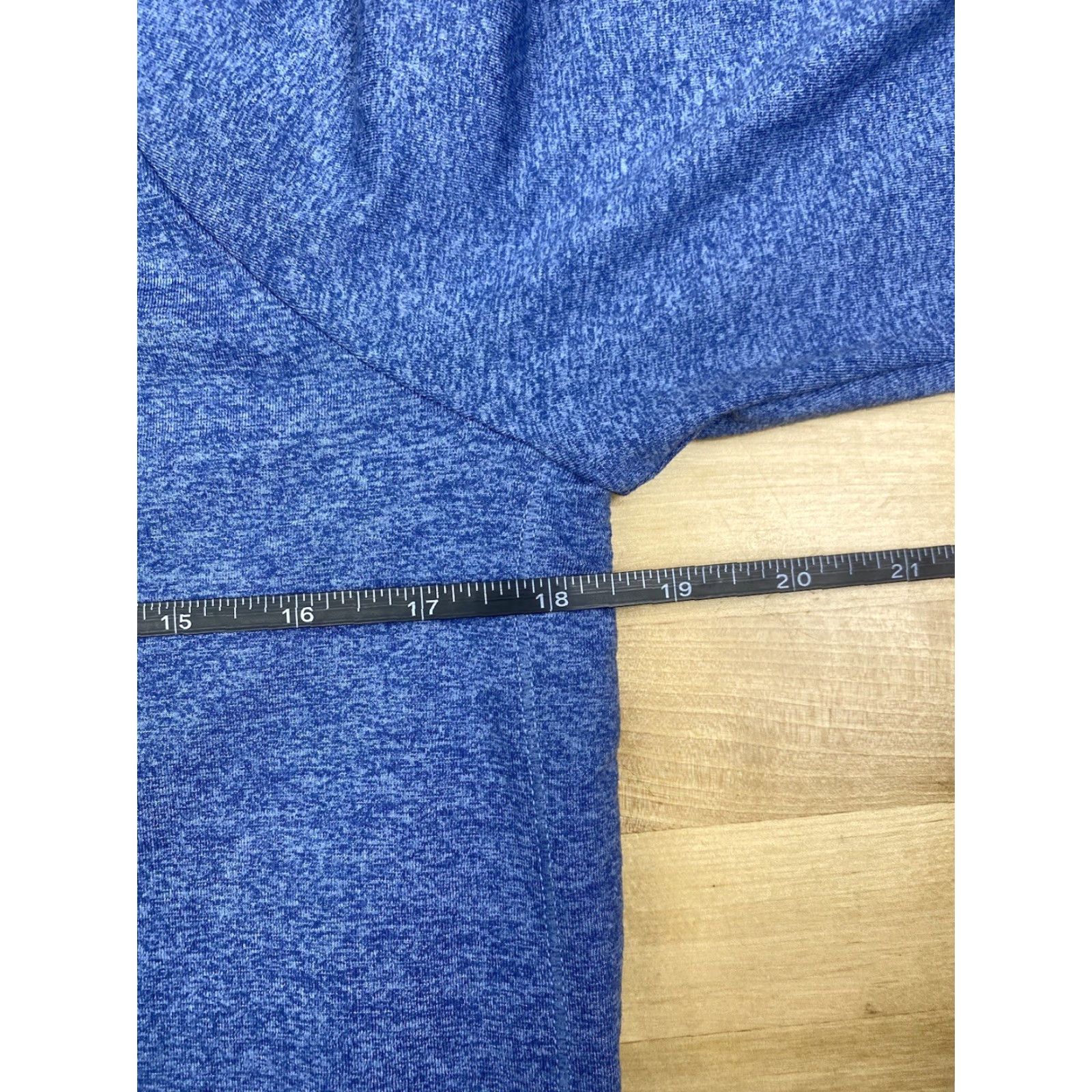 Athleta Athleta Hoodie Womens S Heather Blue Pullover Drawstring Casual Size S / US 4 / IT 40 - 4 Thumbnail