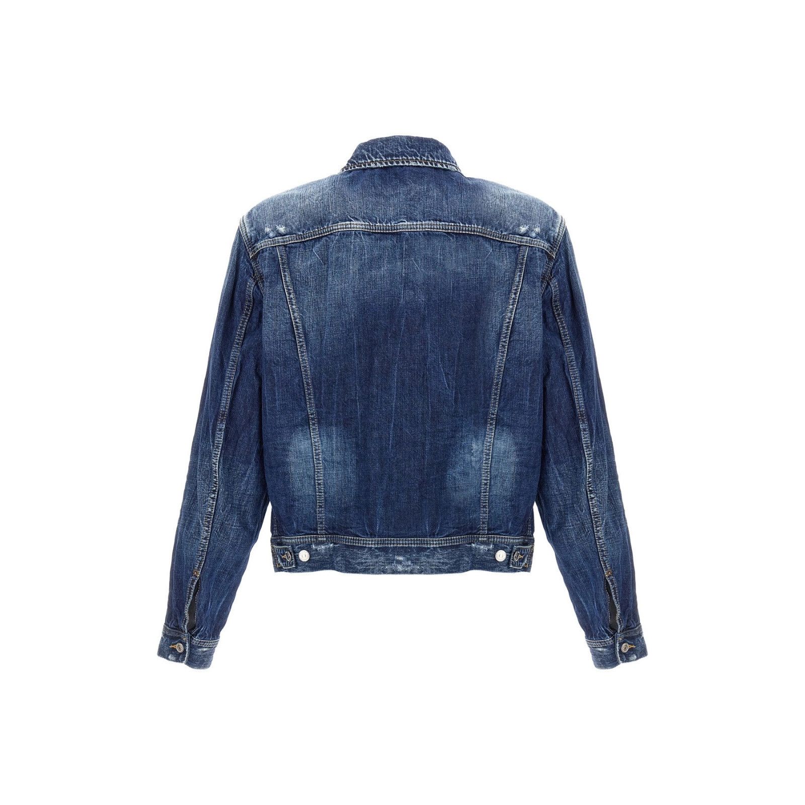 Dsquared2 DSQUARED2 Be Cool Be Wash Blue Denim Jacket New & Authentic Size US XL / EU 56 / 4 - 2 Thumbnail