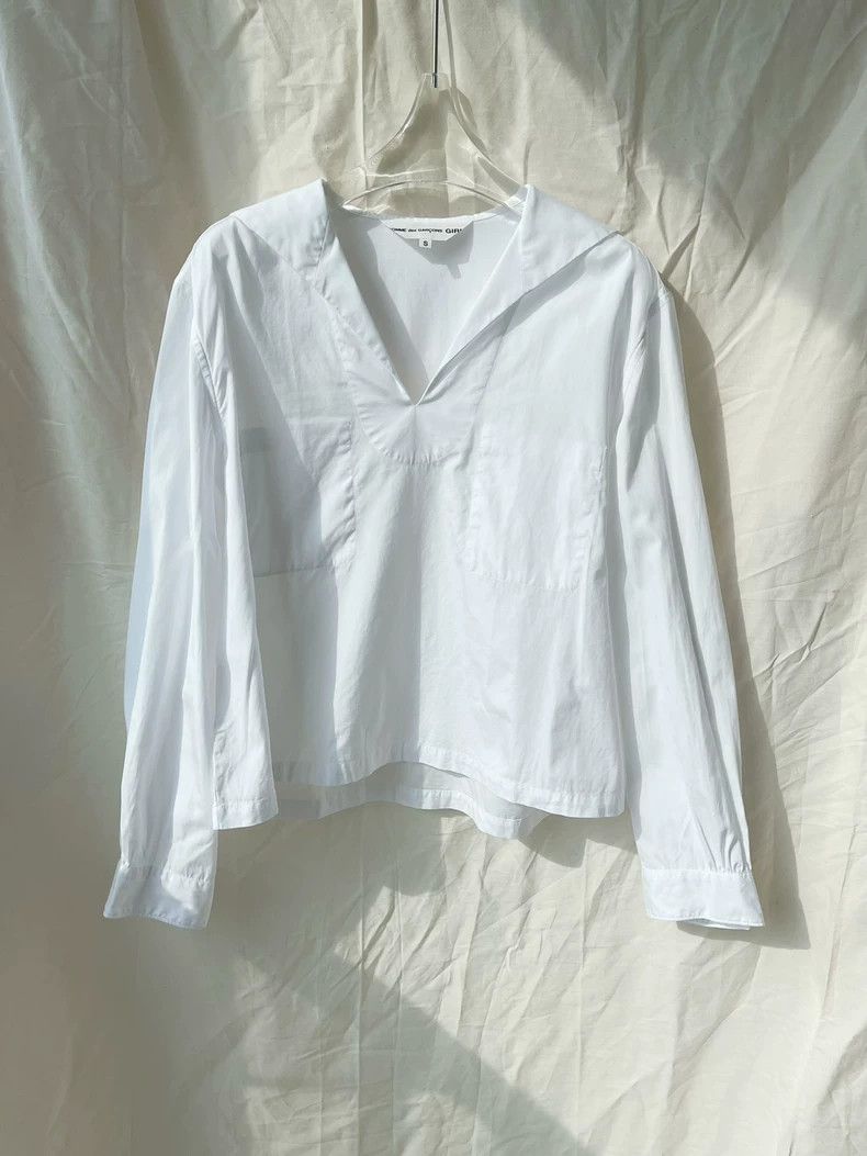 Comme des Garcons Comme Des Garcons British Navy Collar Sailor Collar Solid Size S / US 4 / IT 40 - 2 Thumbnail