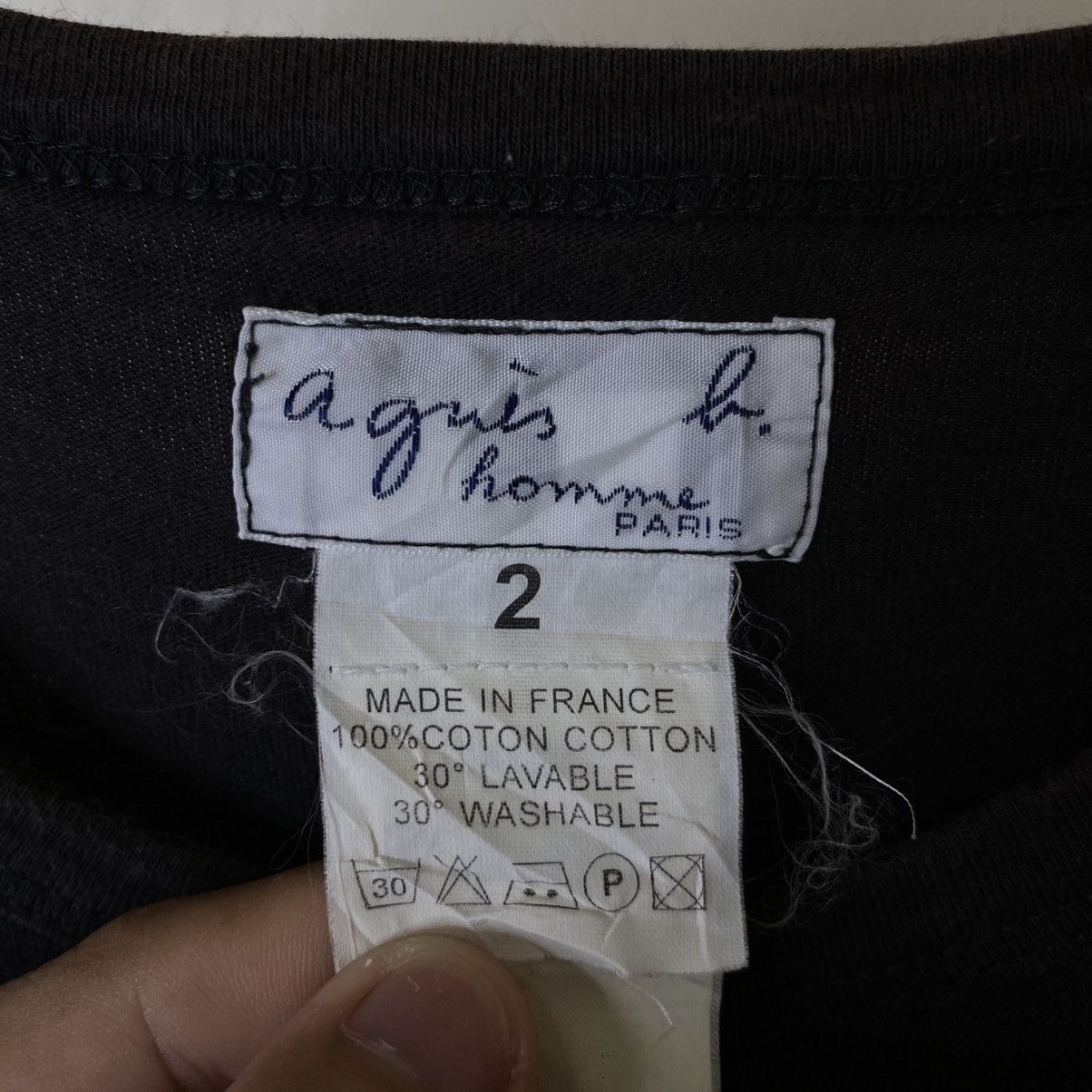 agnes b. Vintage 1990s Agnes B Siamo Innocenti T Shirt Size US M / EU 48-50 / 2 - 4 Thumbnail