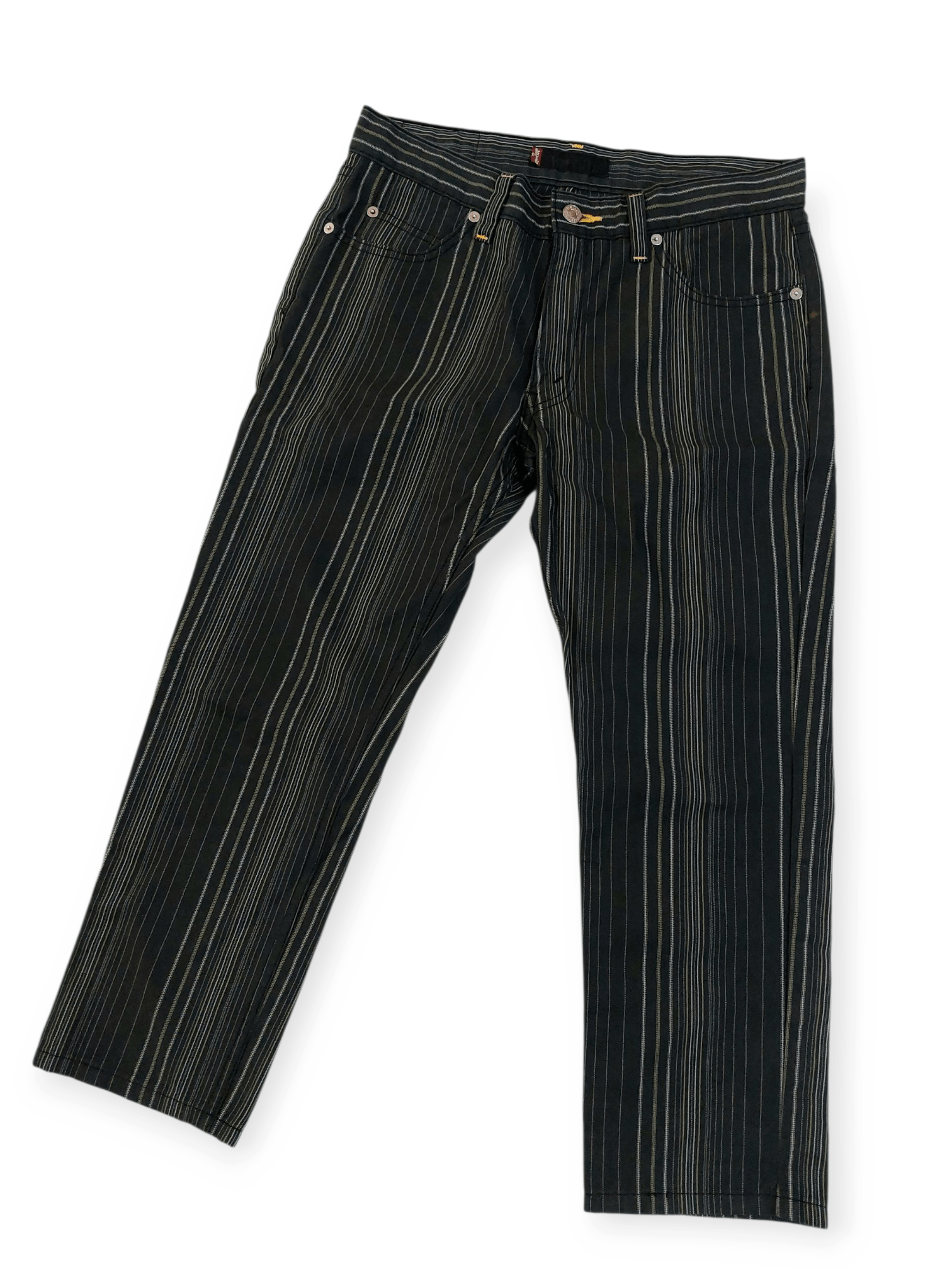 Levi's Levi's Premium Red Tag Line Stripes Sashiko Style Pants Size US 29 - 1 Thumbnail