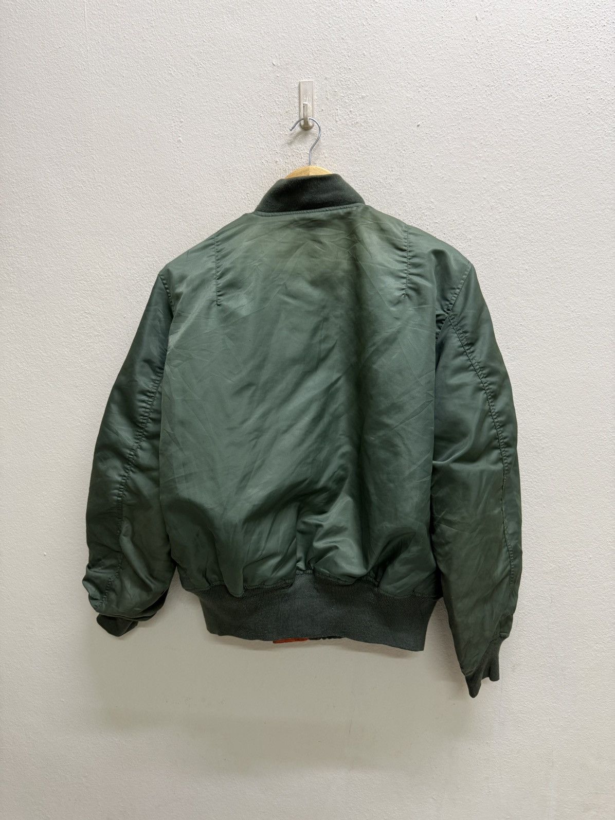 Vintage Air Force MA-1 Flight Jacket GSDF JPN patches on the sleeve Size US M / EU 48-50 / 2 - 23 Thumbnail